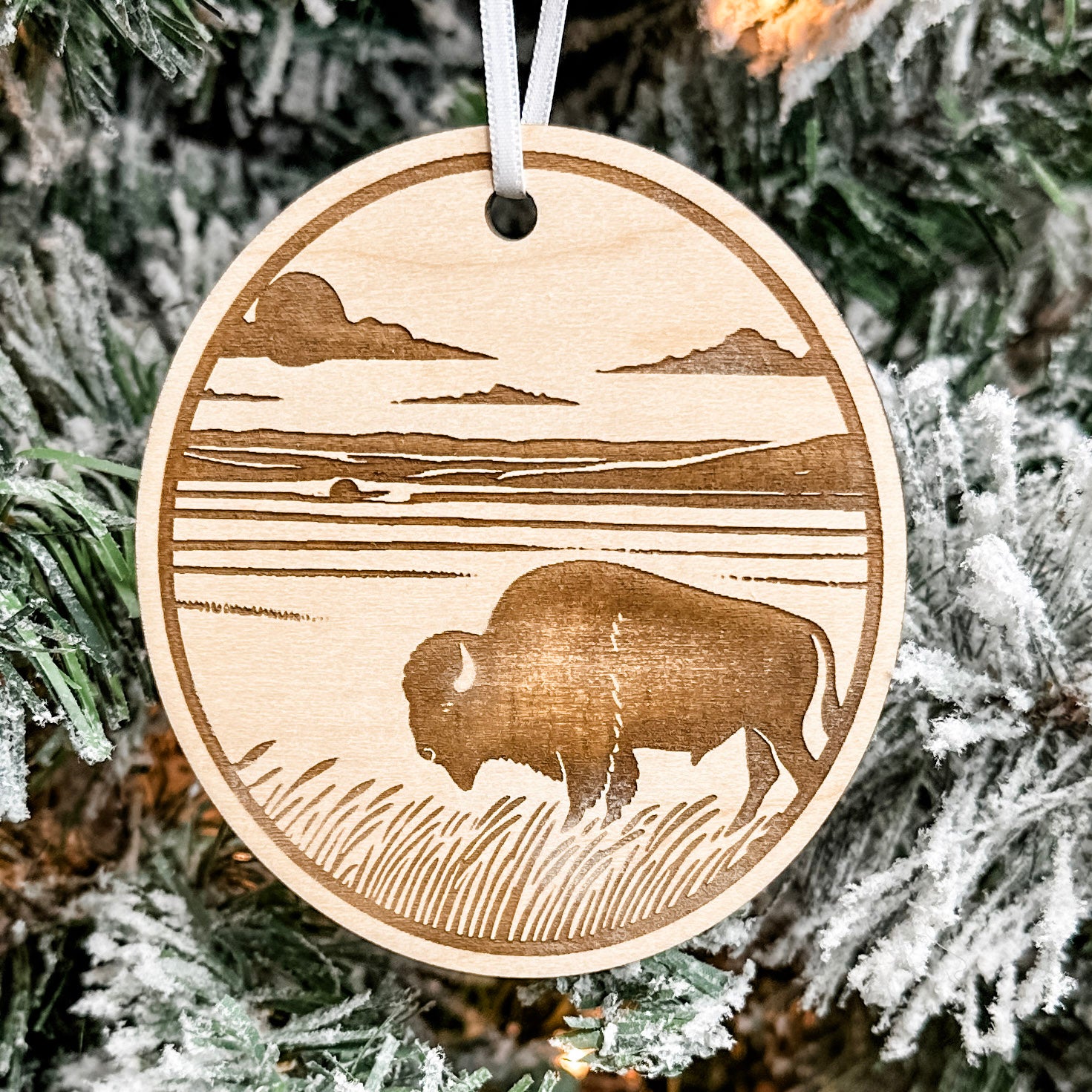 A Simple Life on the Prairies | Engraved Wood Ornaments (Choose from 6!)