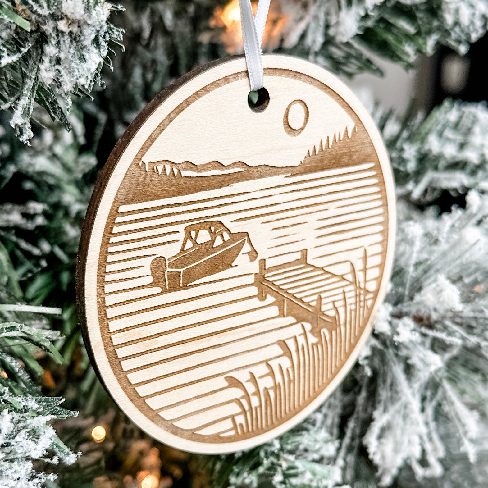 A Simple Life on the Prairies | Engraved Wood Ornaments (Choose from 6!)