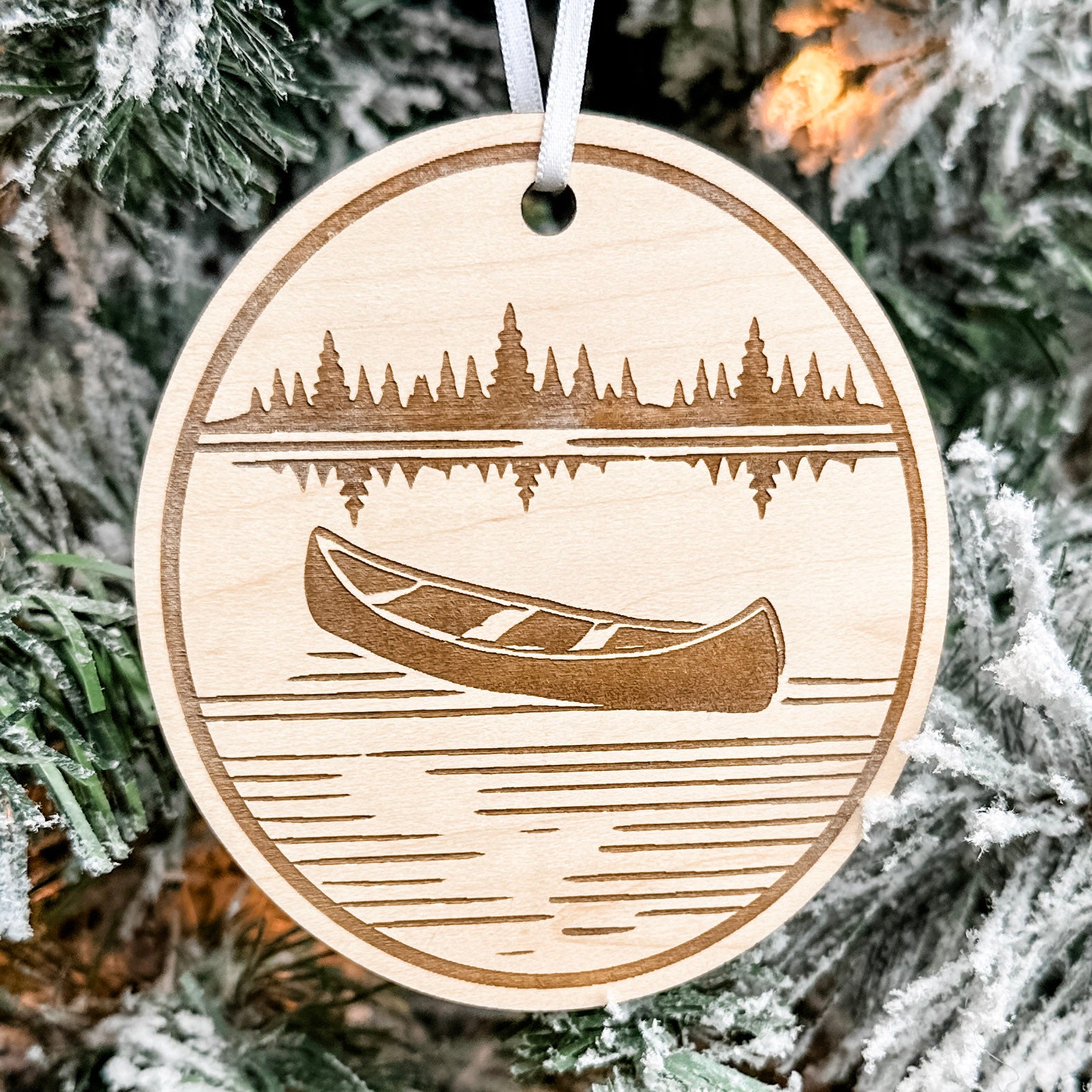 A Simple Life on the Prairies | Engraved Wood Ornaments (Choose from 6!)