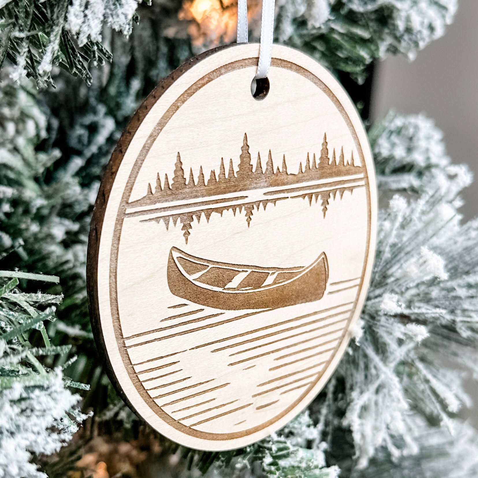 A Simple Life on the Prairies | Engraved Wood Ornaments (Choose from 6!)