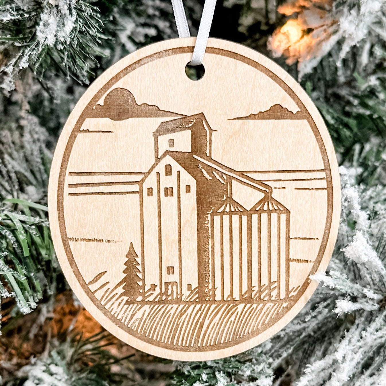 A Simple Life on the Prairies | Engraved Wood Ornaments (Choose from 6!)