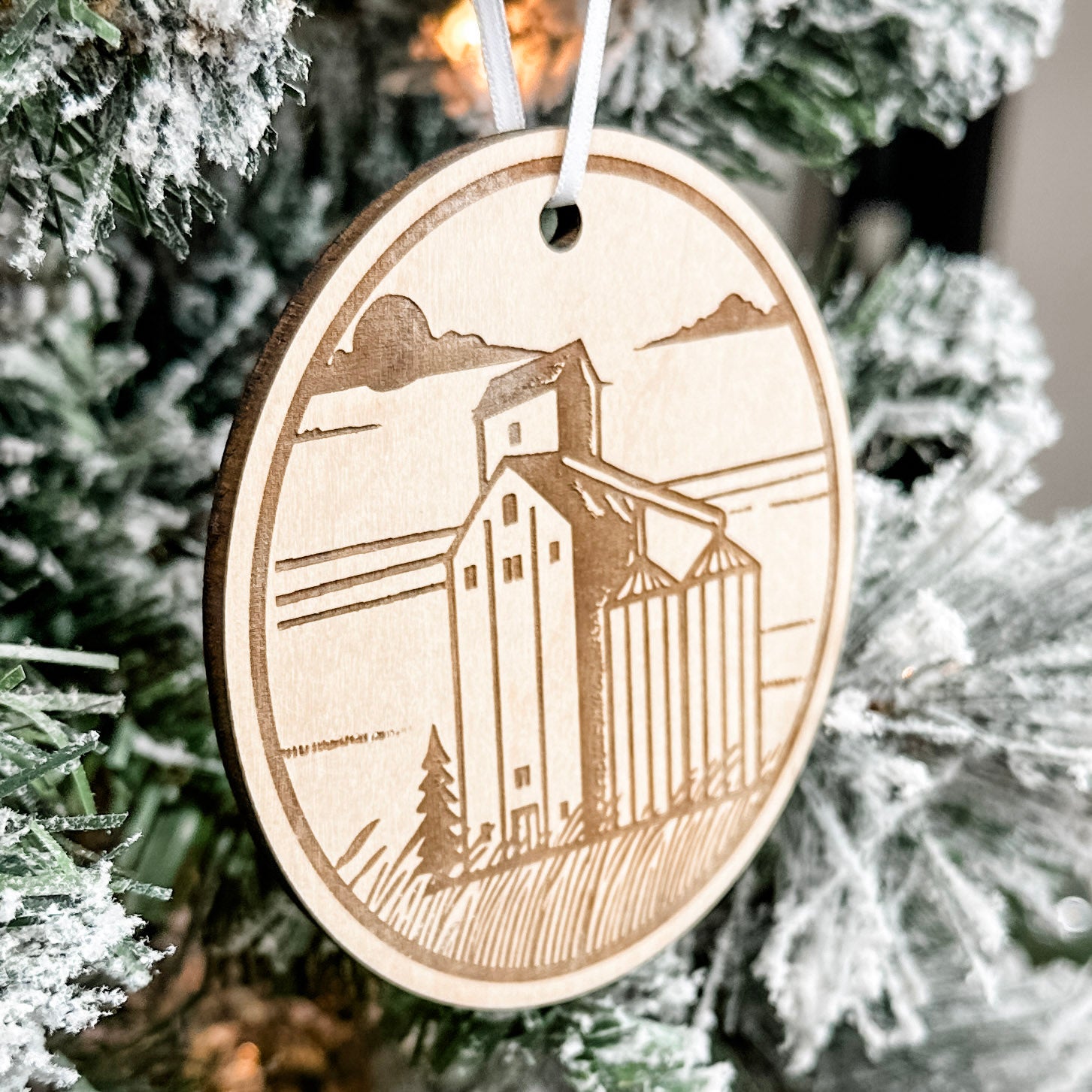 A Simple Life on the Prairies | Engraved Wood Ornaments (Choose from 6!)