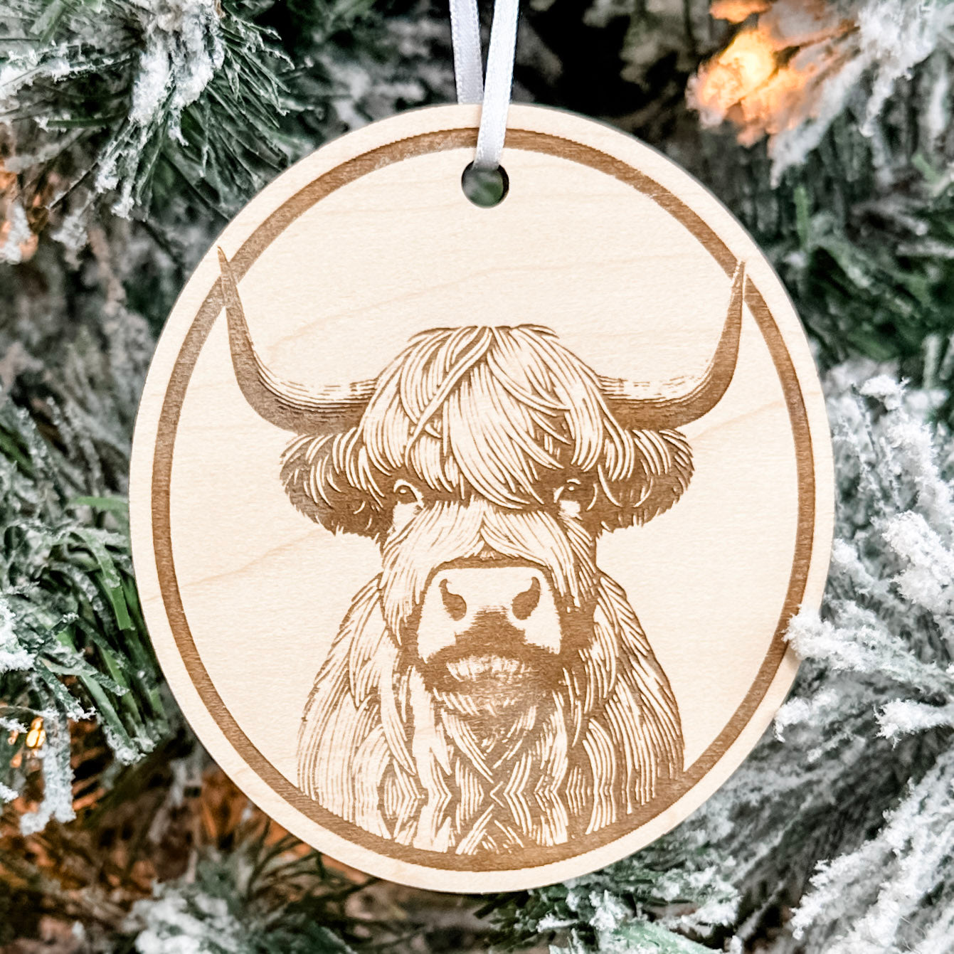 A Simple Life on the Prairies | Engraved Wood Ornaments (Choose from 6!)