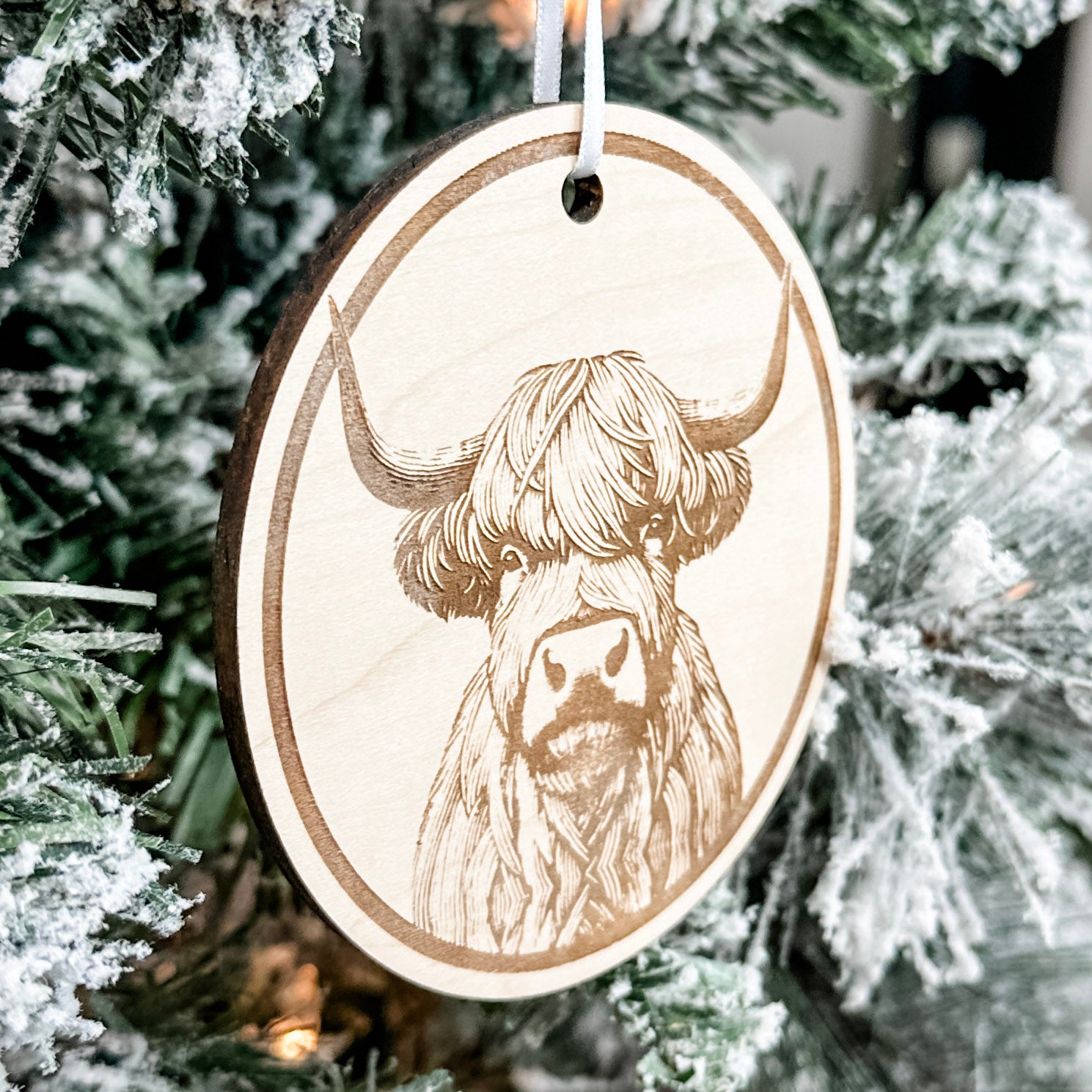 A Simple Life on the Prairies | Engraved Wood Ornaments (Choose from 6!)