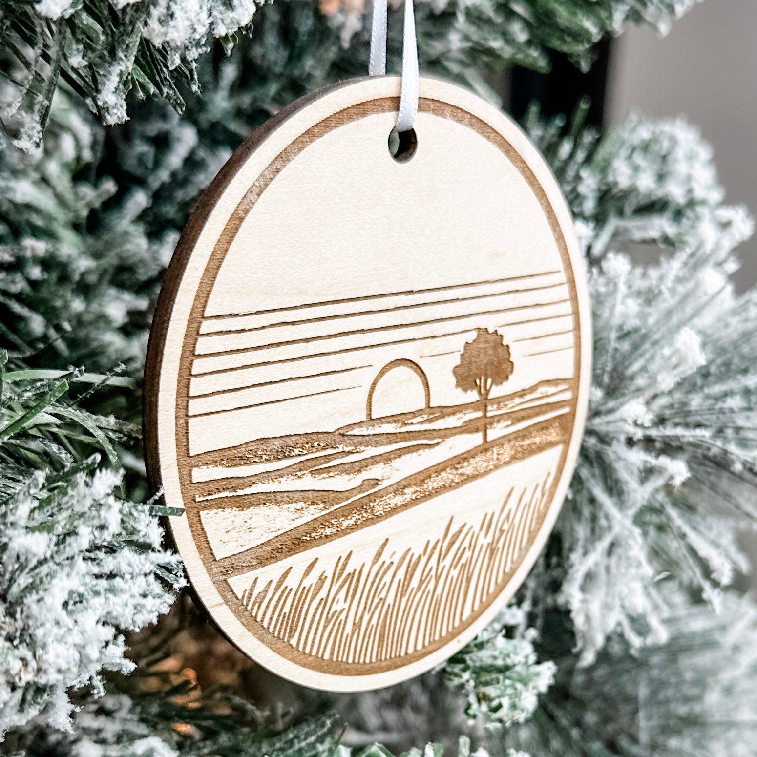 A Simple Life on the Prairies | Engraved Wood Ornaments (Choose from 6!)