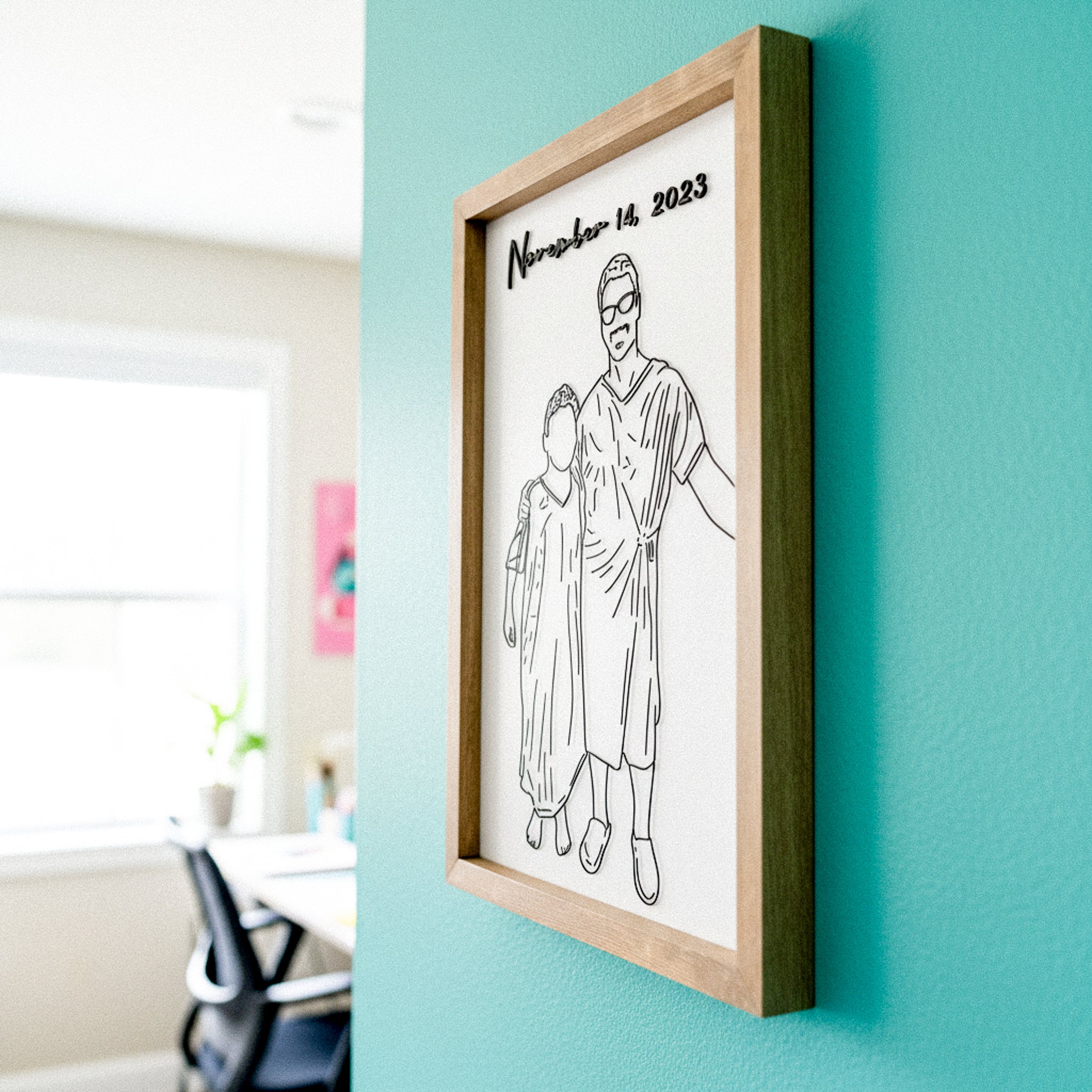 #Art Style_(2 to 4 Weeks) Black and White Acrylic Print