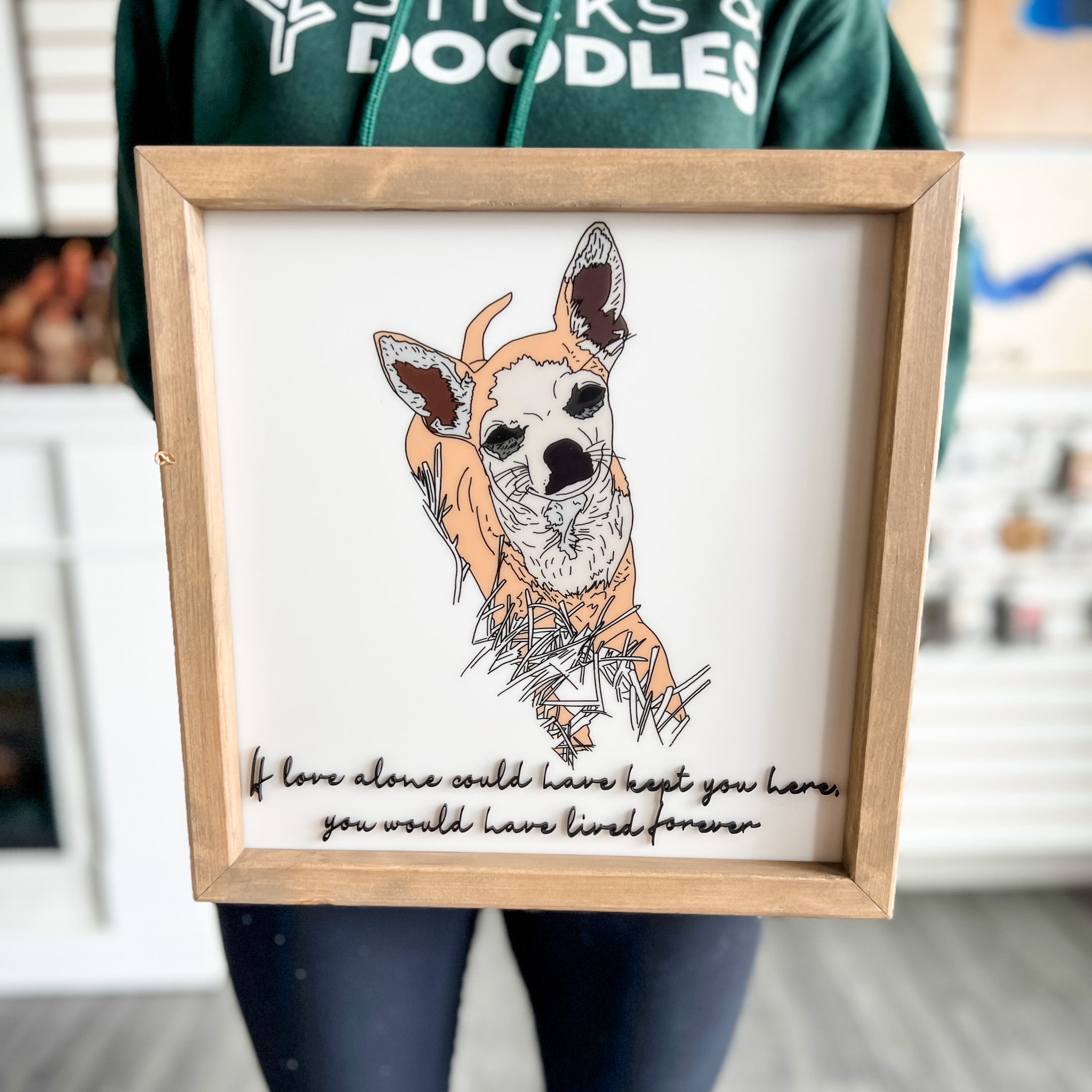 Hand-Sketched Pet & Animal Portrait from Photo (Choose from 3 Styles) - Sticks & Doodles