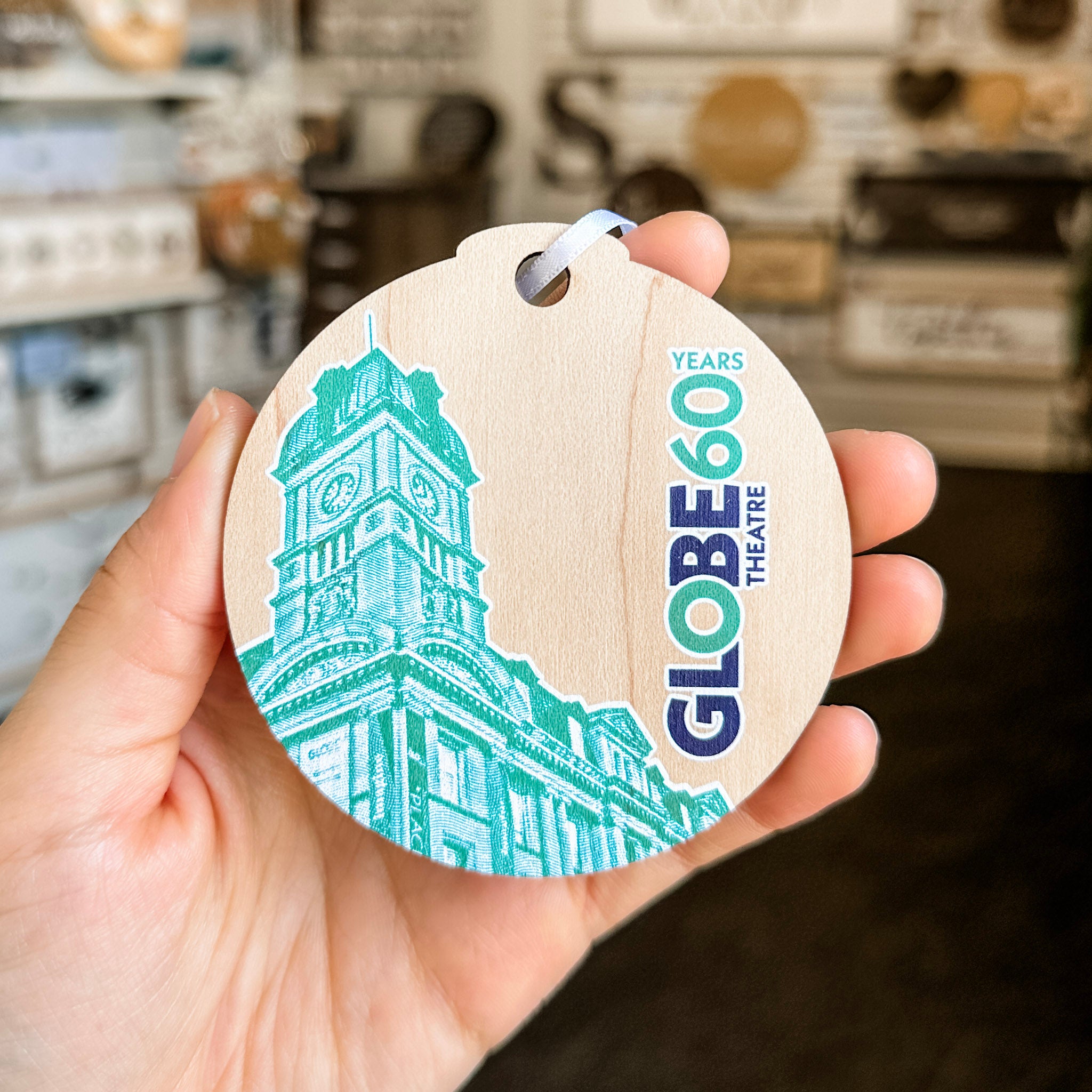 Group Order: Printed Company Logo • Wood or Acrylic Ornaments • Corporate Gifts