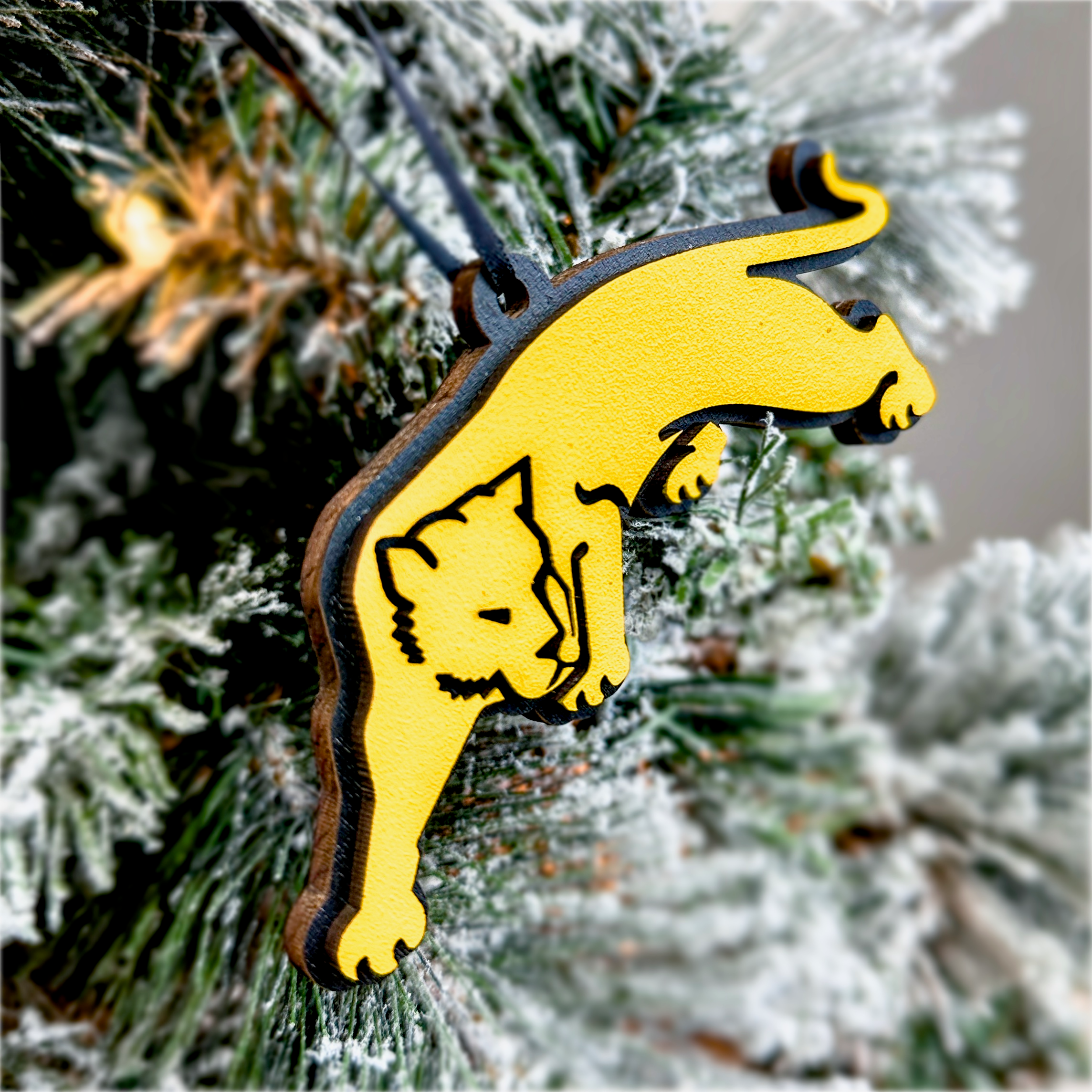 University of Regina Cougars | 3D Wood Ornament