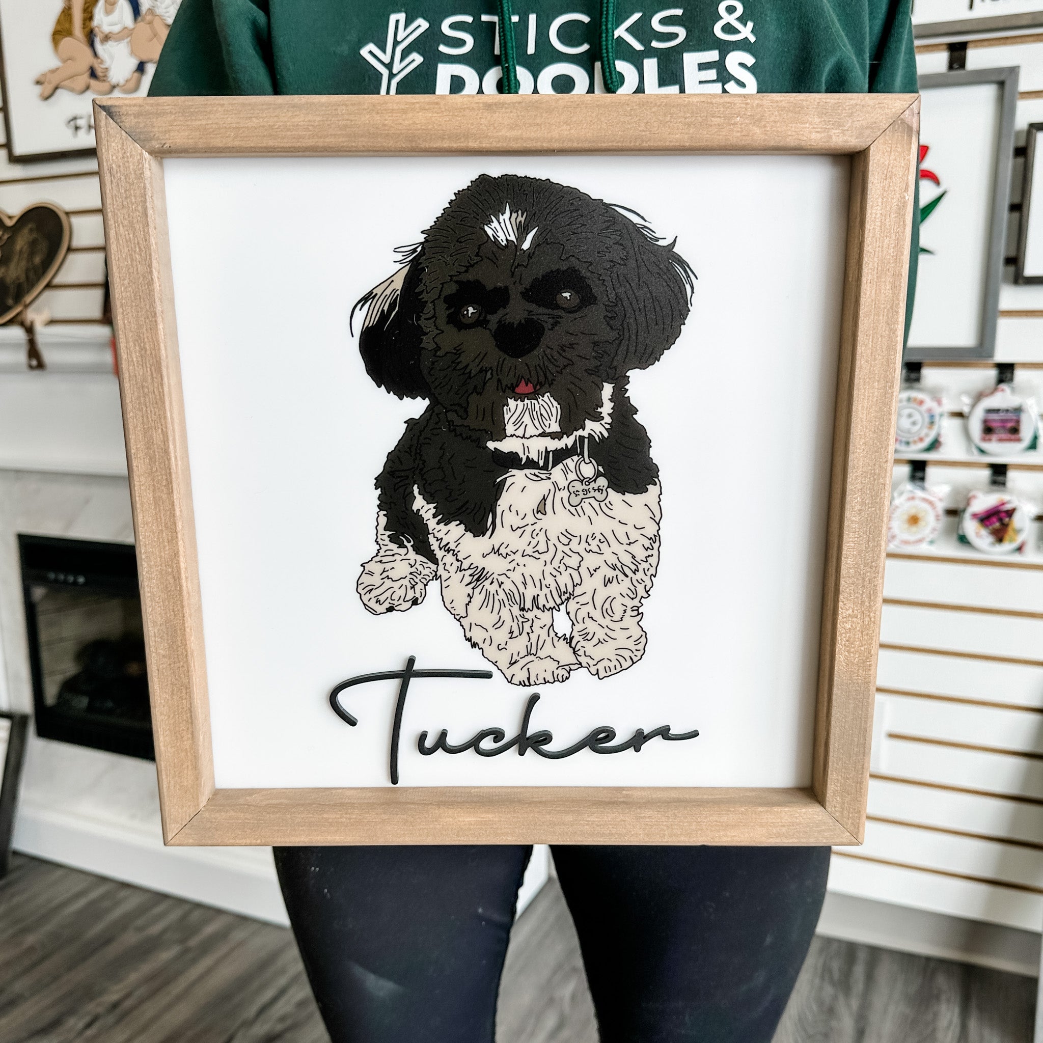 Hand-Sketched Pet & Animal Portrait from Photo (Choose from 3 Styles) - Sticks & Doodles