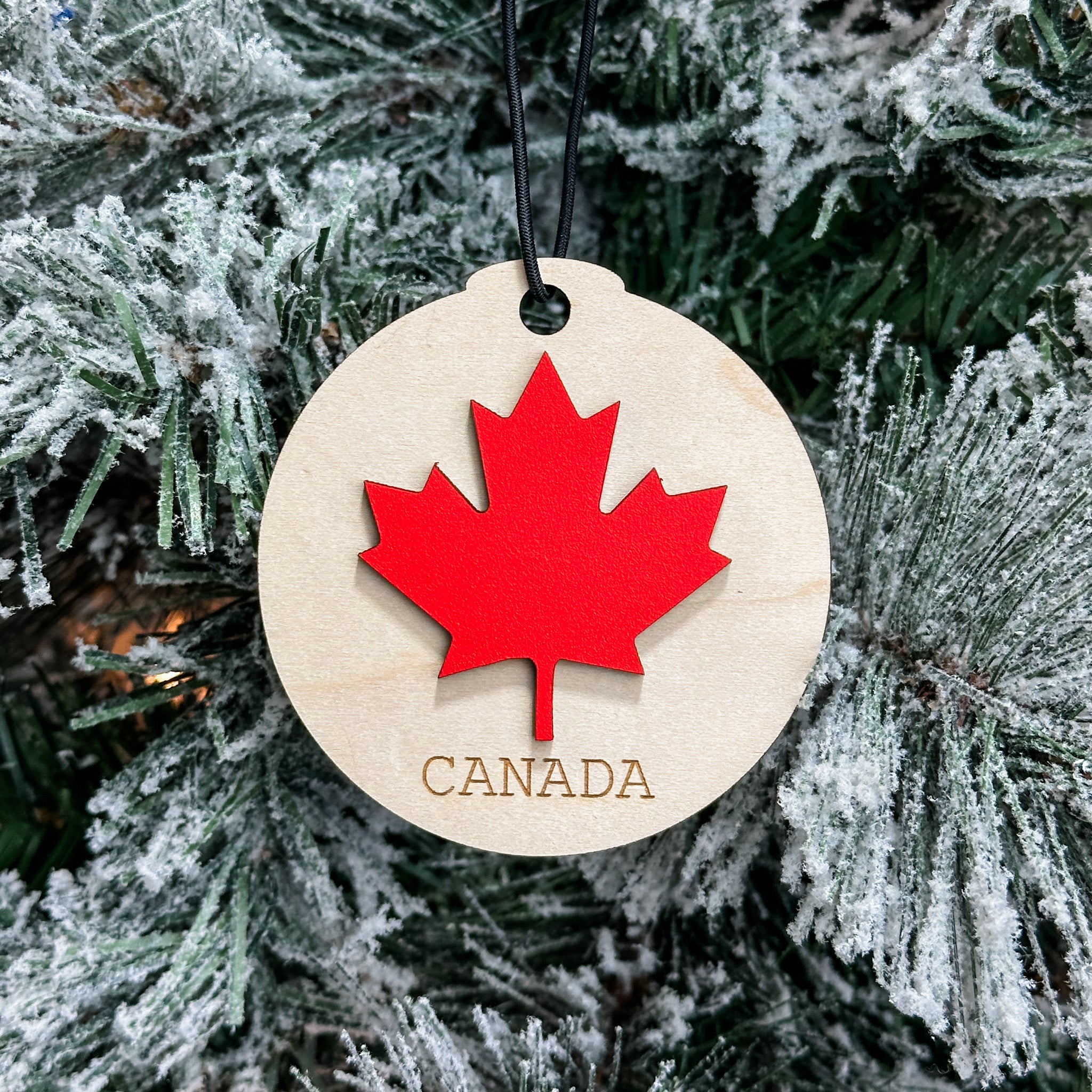 Classic Canada • 3D Wood Ornament or Magnet • For Those Who Love Canada