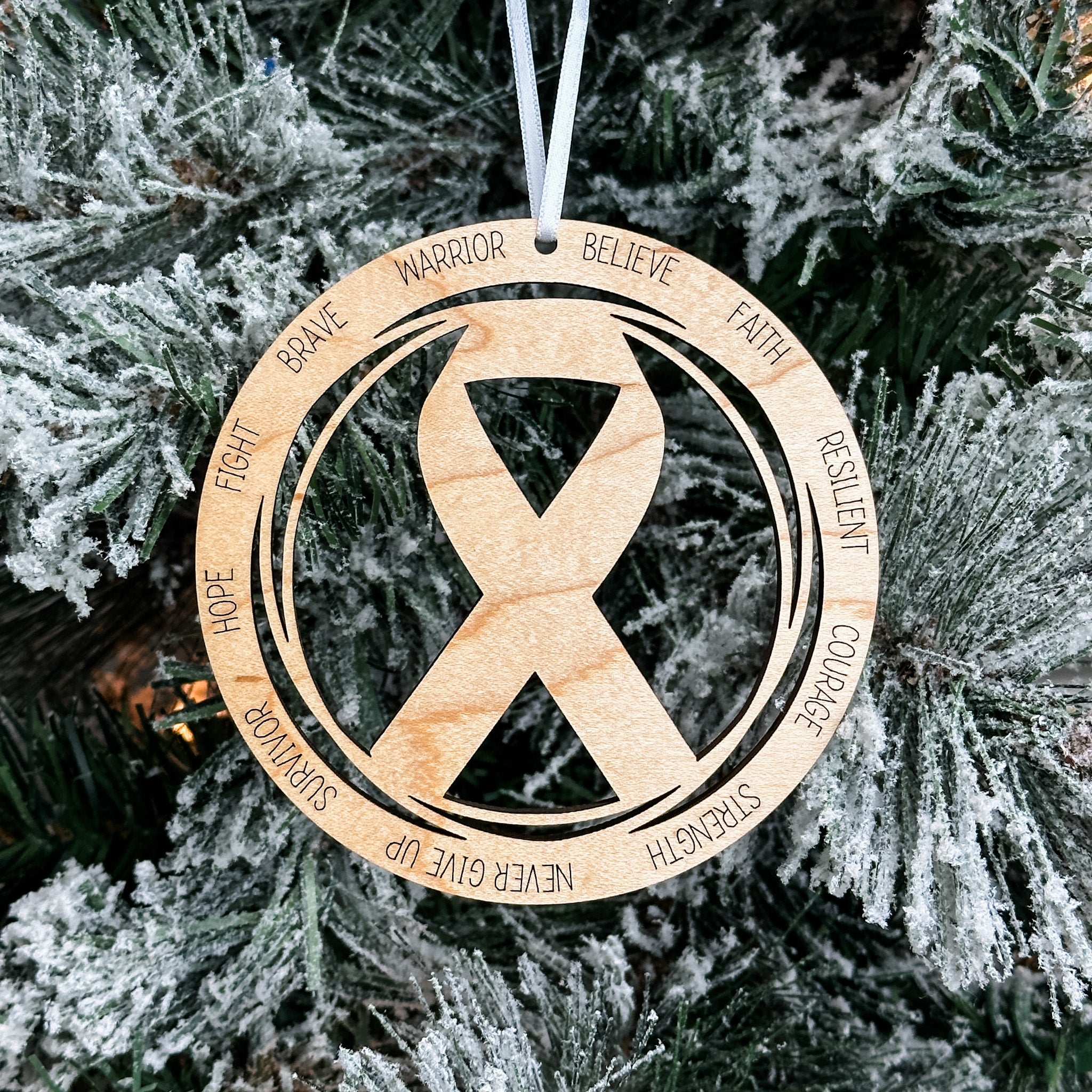 Descriptive Ribbon Ornament