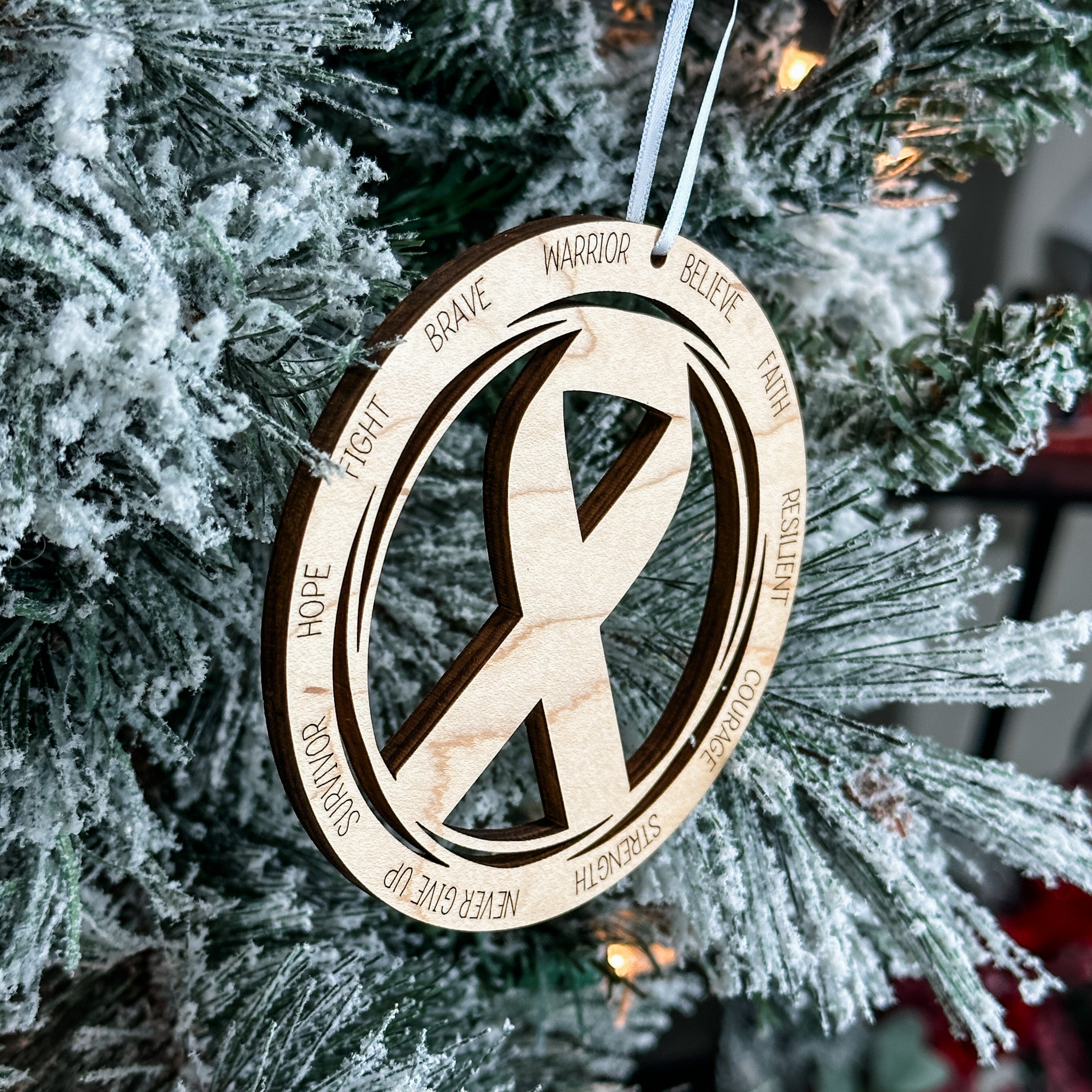 Descriptive Ribbon Ornament