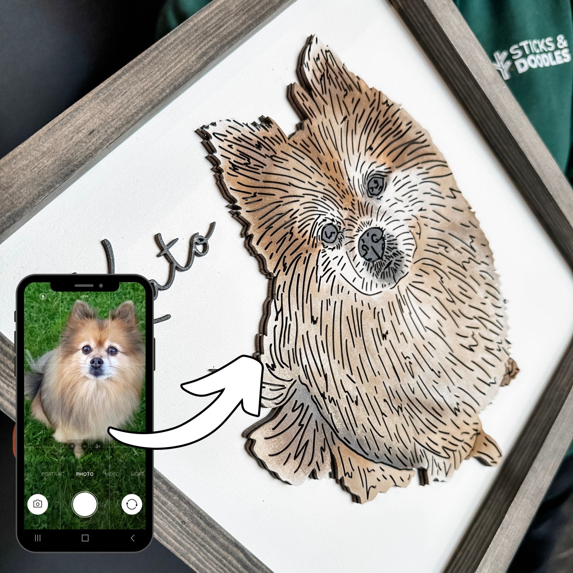 Pet / Animal Line Art for Animal Lovers & Memorials