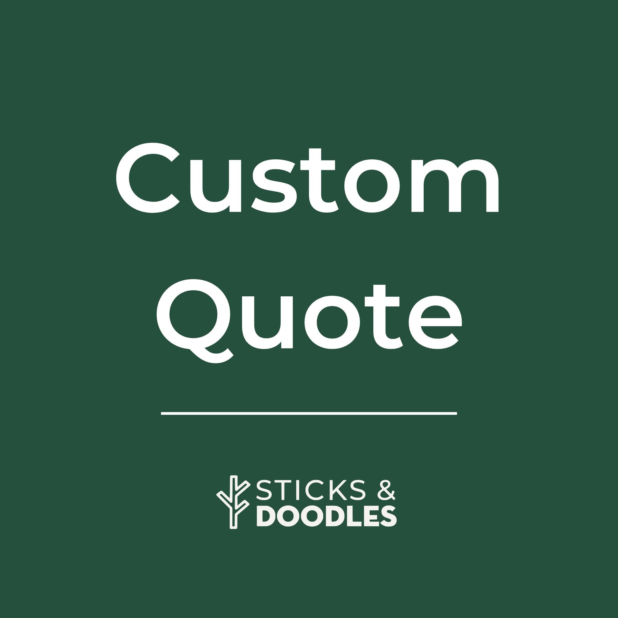 Request a Custom Quote