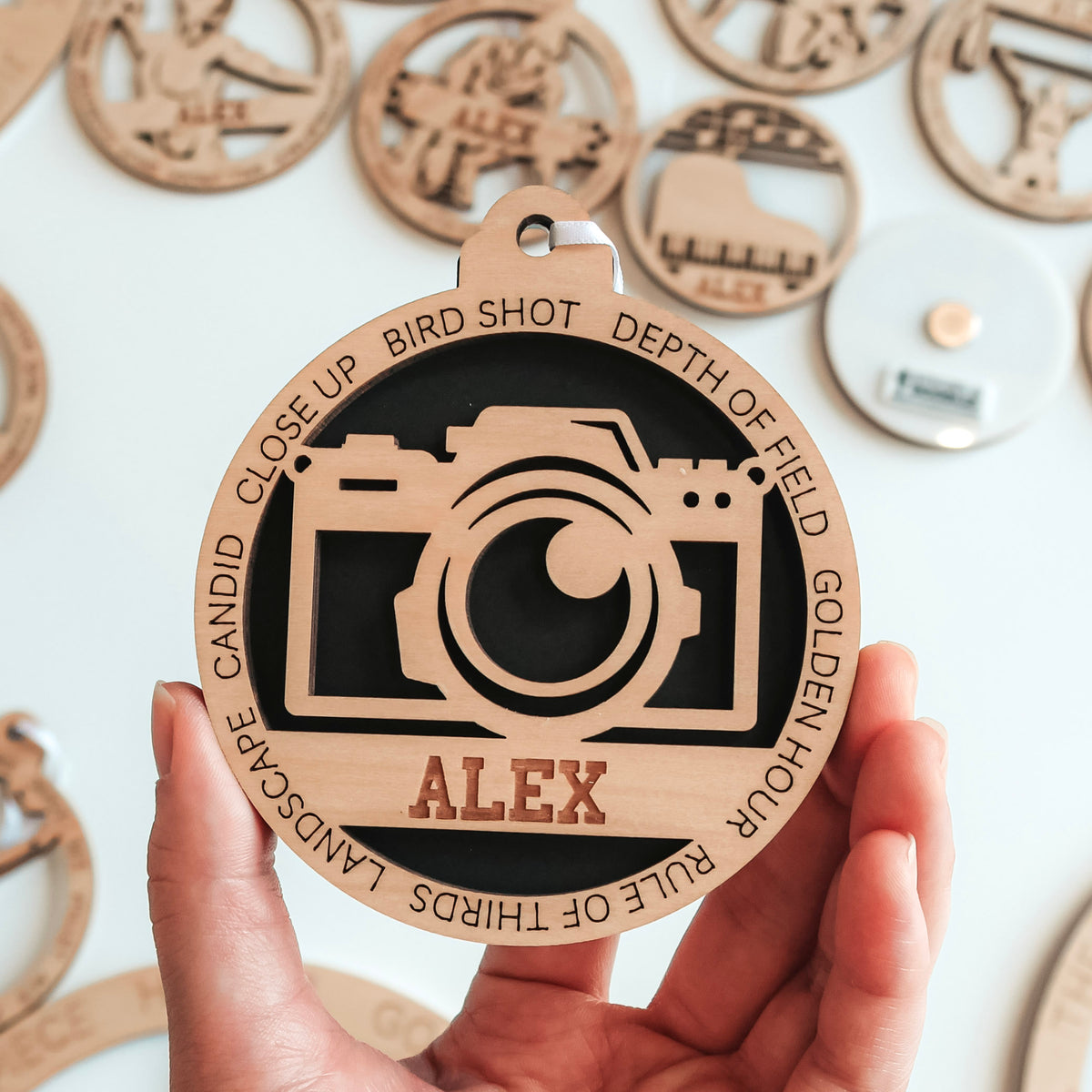 Personalized Photography & Videography Ornaments