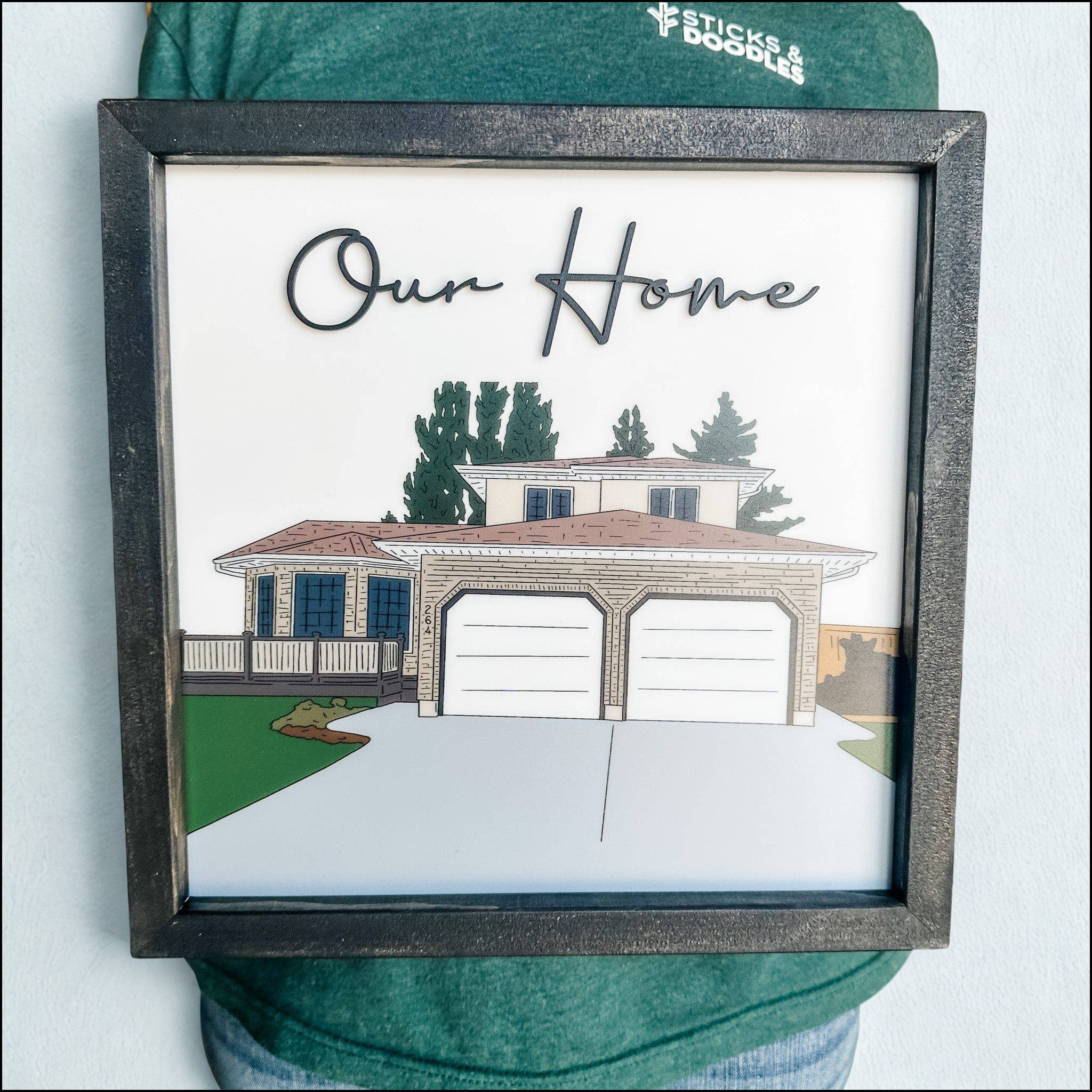 Homes & Places Portrait • Acrylic Printed Artwork from Photo