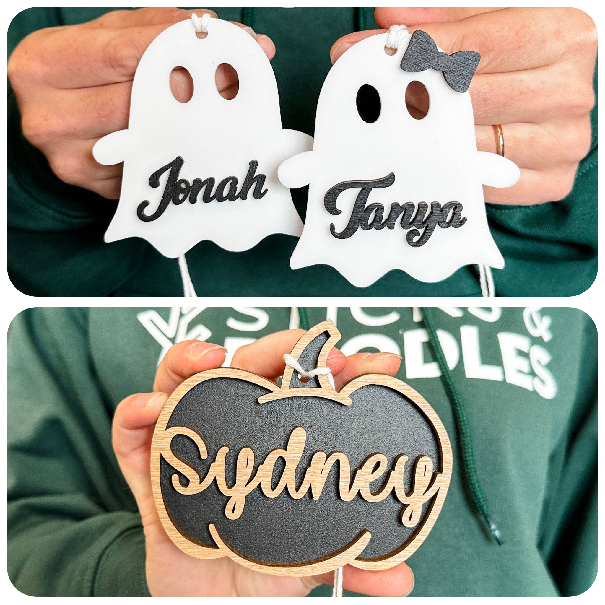 Halloween Basket Tag Collection • Personalized Name Tags • For Trick-or-Treat Bags & Candy Baskets