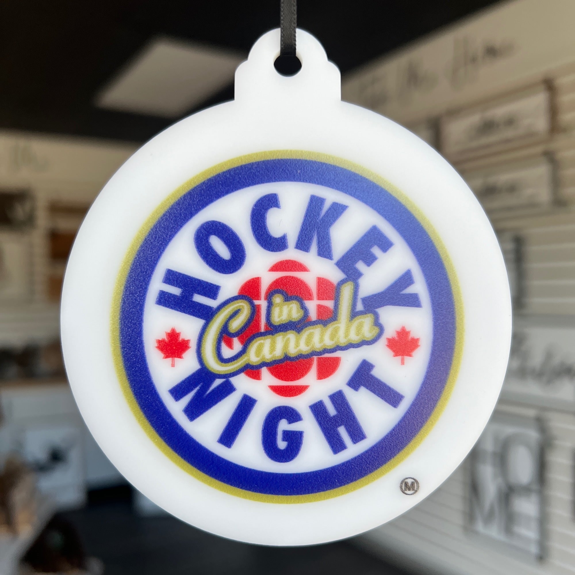 Hockey Night in Canada Acrylic Ornament (Choose from 2 Logos!) - Sticks & Doodles