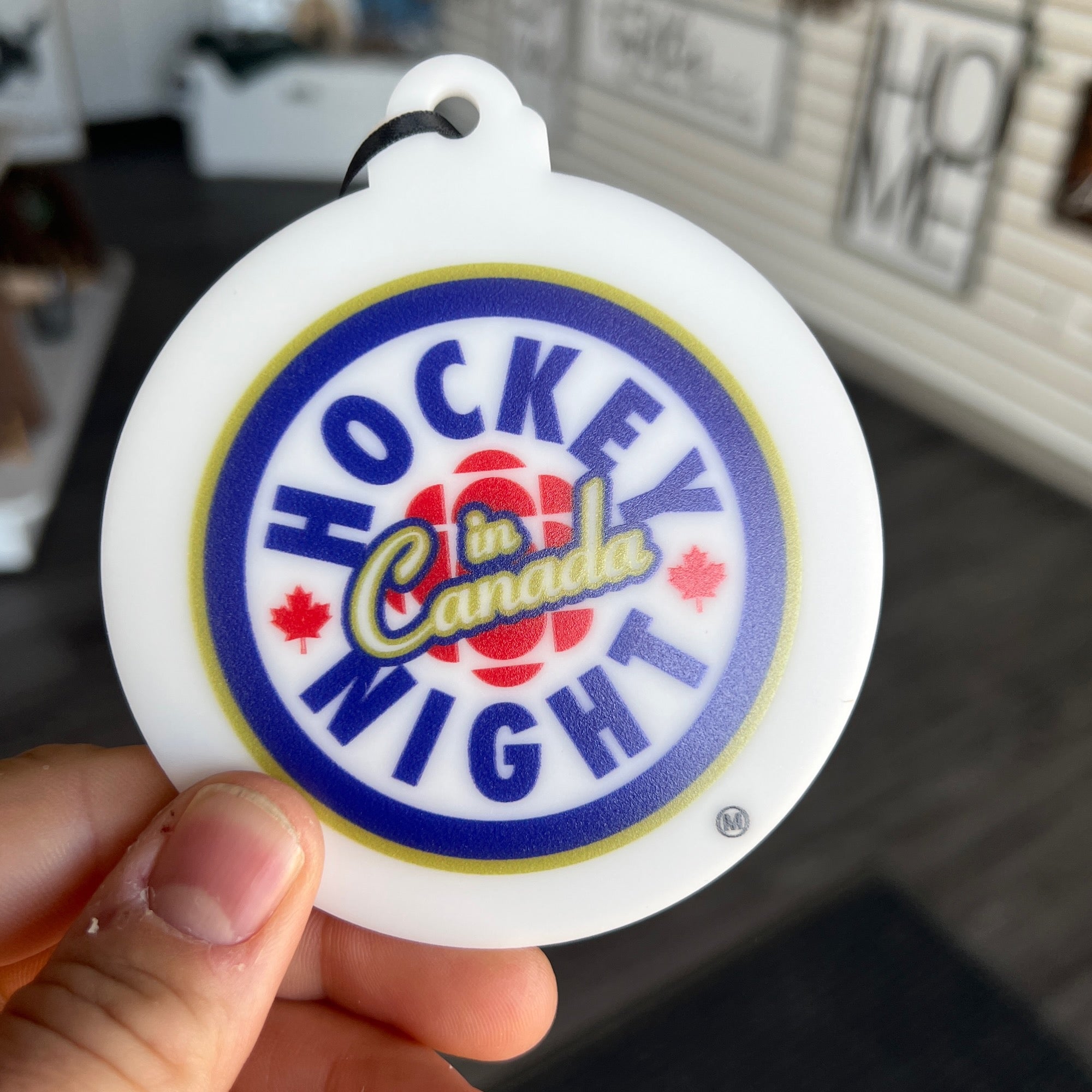 Hockey Night in Canada Acrylic Ornament (Choose from 2 Logos!)