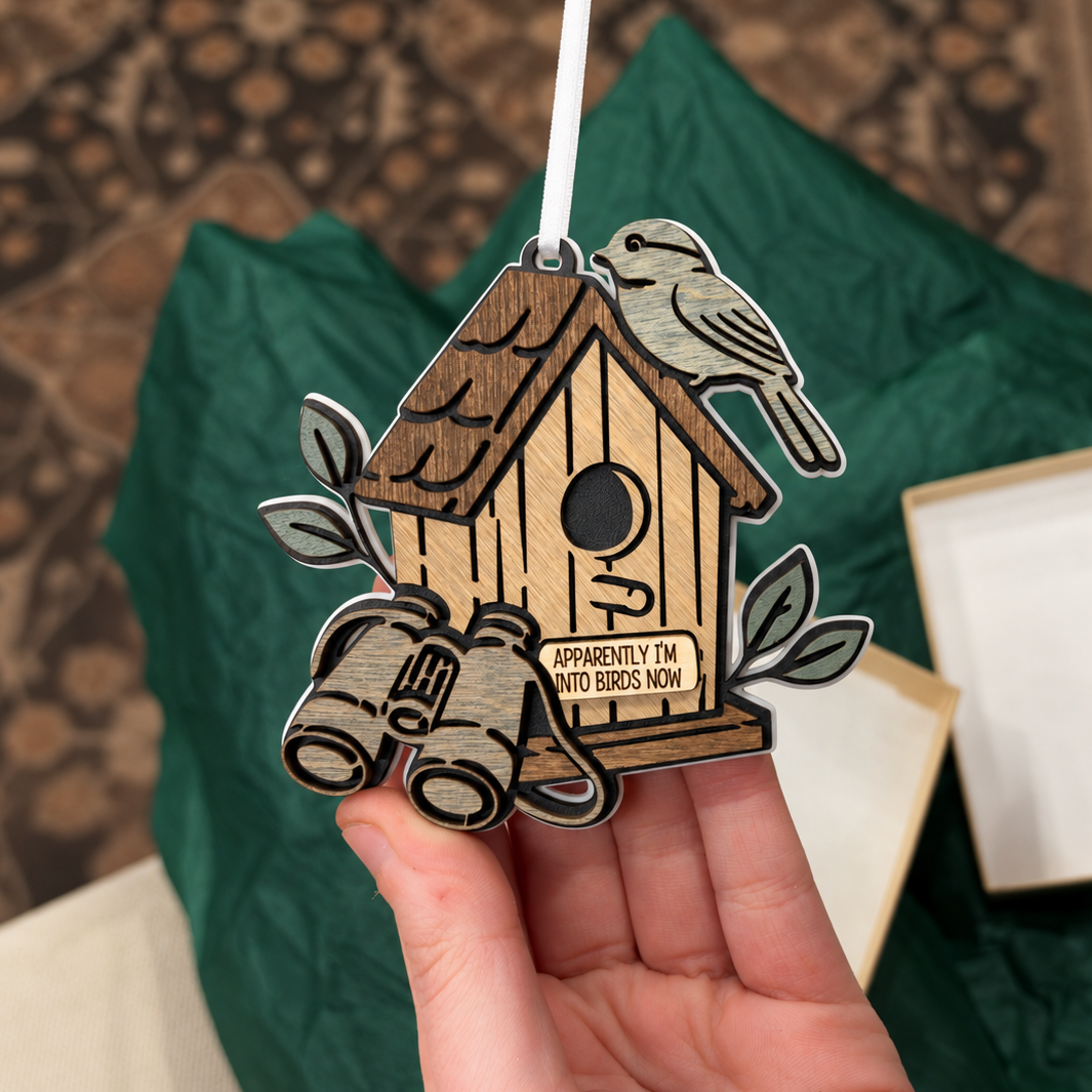 Apparently I’m Into Birds Now Ornament