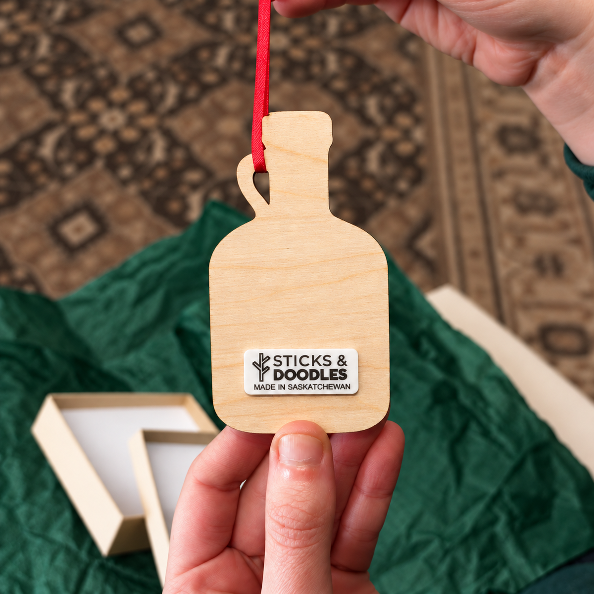 Canadian Maple Syrup Ornament