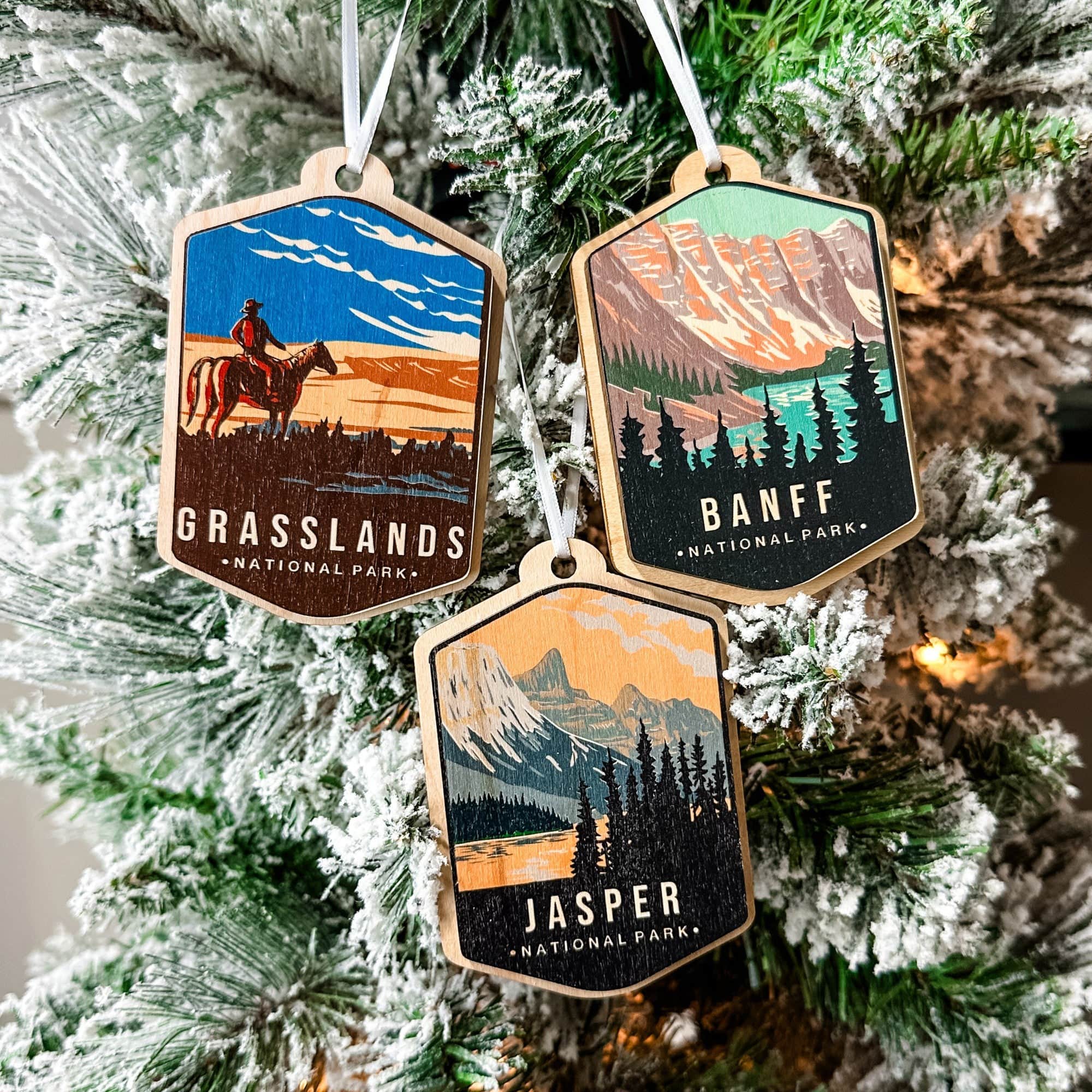 Canadian National Parks Collection | 3D Wood Ornament or Magnets