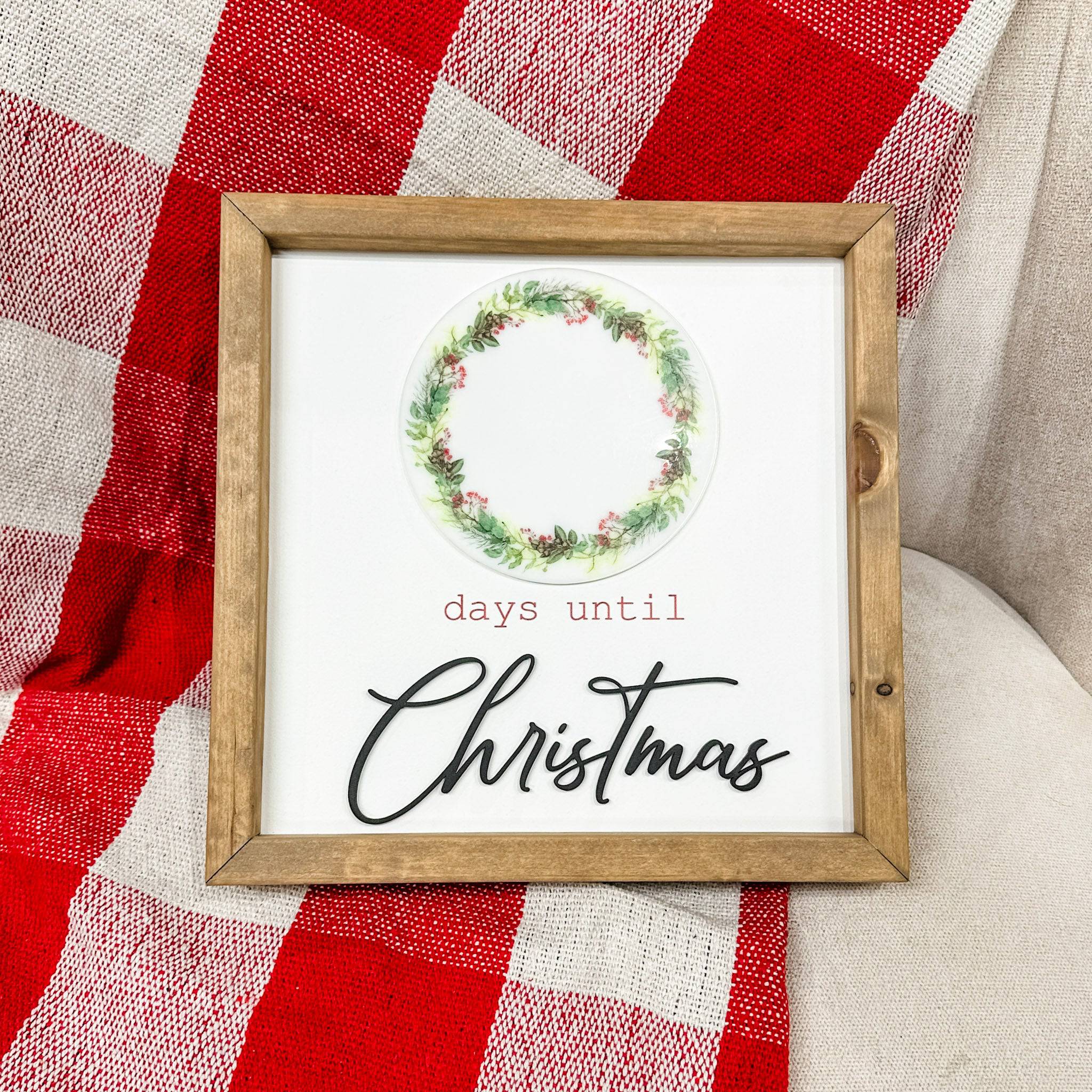Christmas Countdown • Interactive Mini Sign