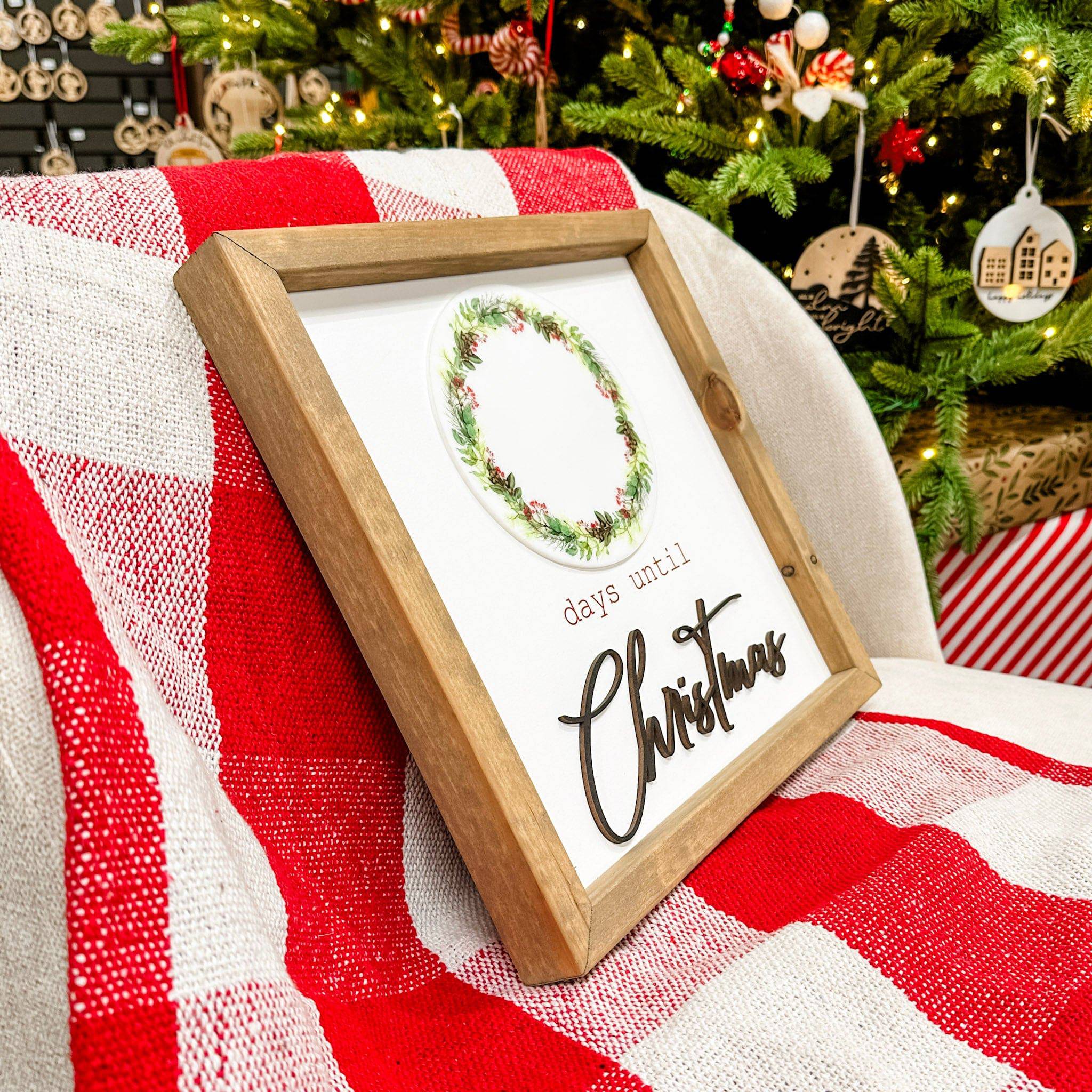 Christmas Countdown • Interactive Mini Sign