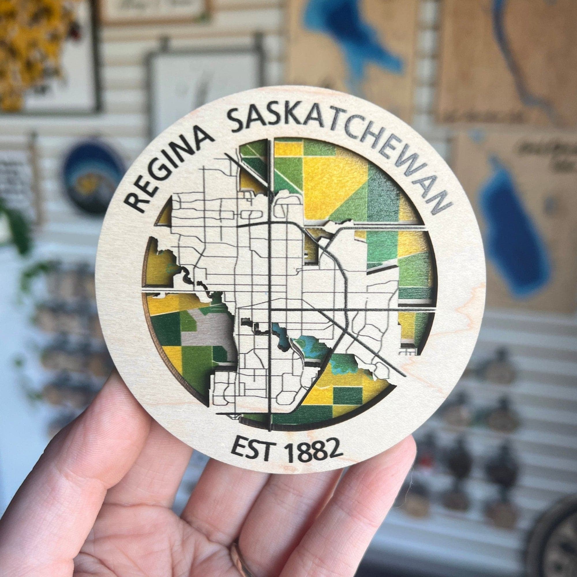 City of Regina | 3D Wood Ornament or Magnet