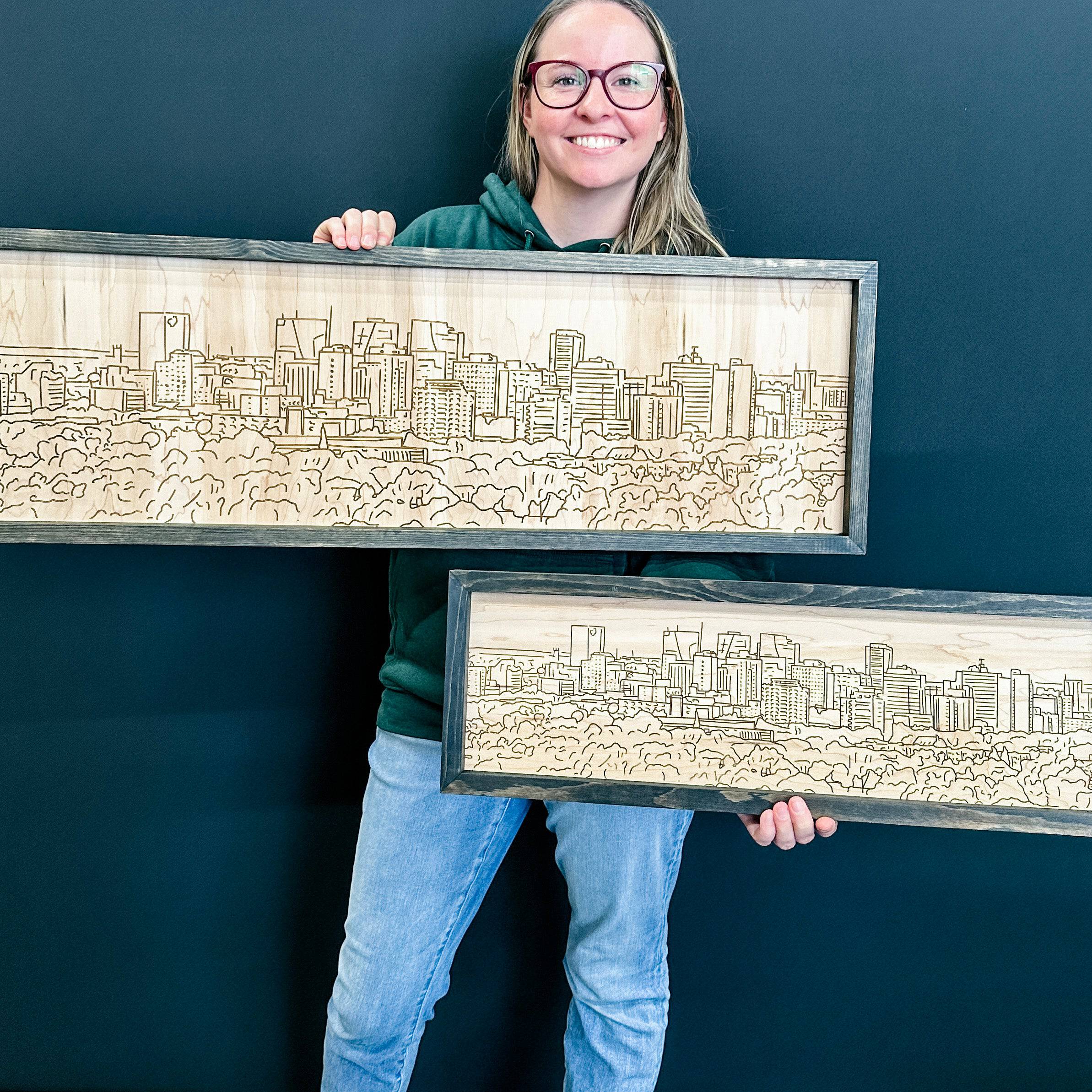 City Skyline - Regina | 3D Wood Sign