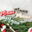 Classic Christmas • 3D Wood & Acrylic Stocking Tags