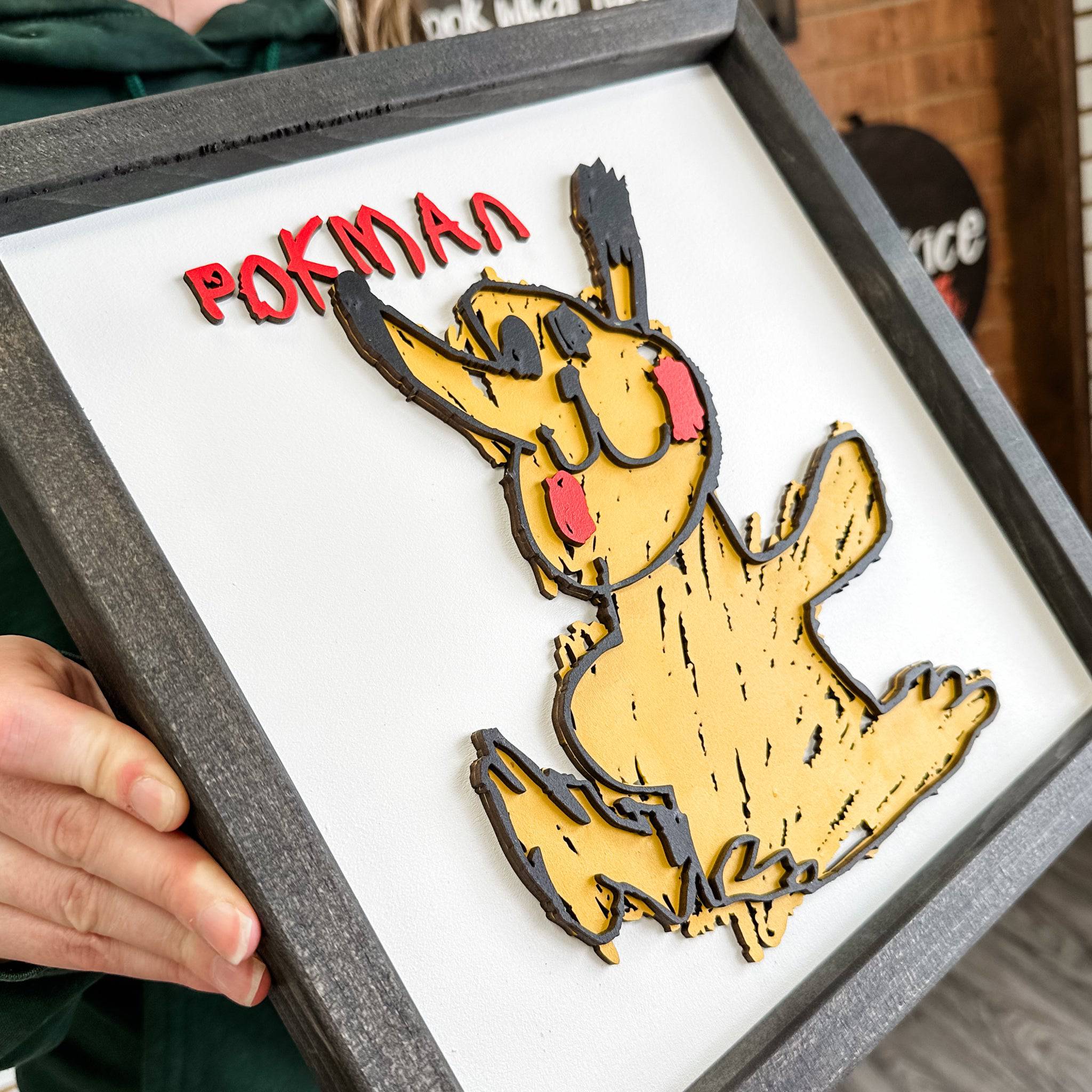 Custom Kid's Drawing | 3D Wood Artwork