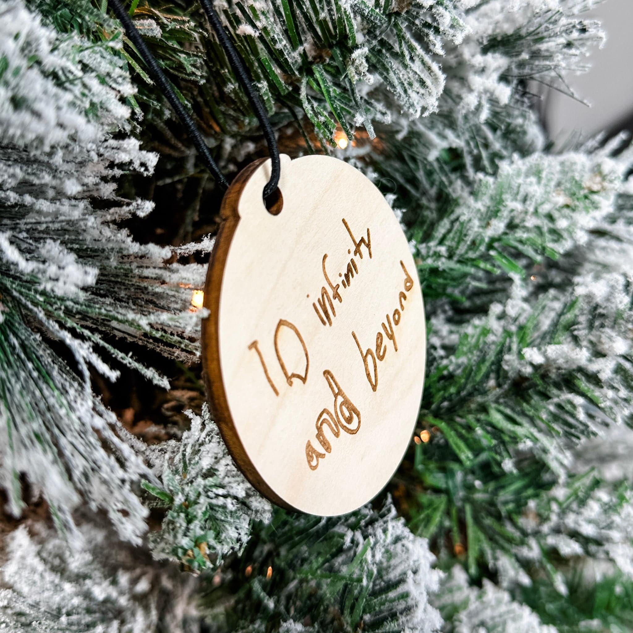 Your Custom Writing Sample | Wood Ornament or Magnet