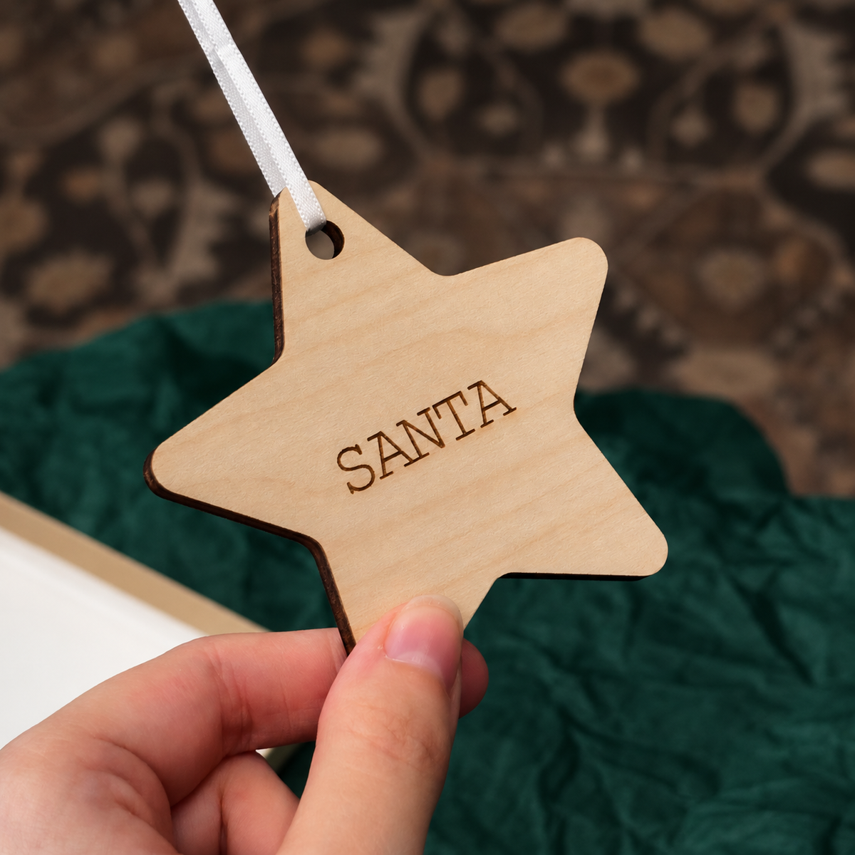 Wooden Star Ornament