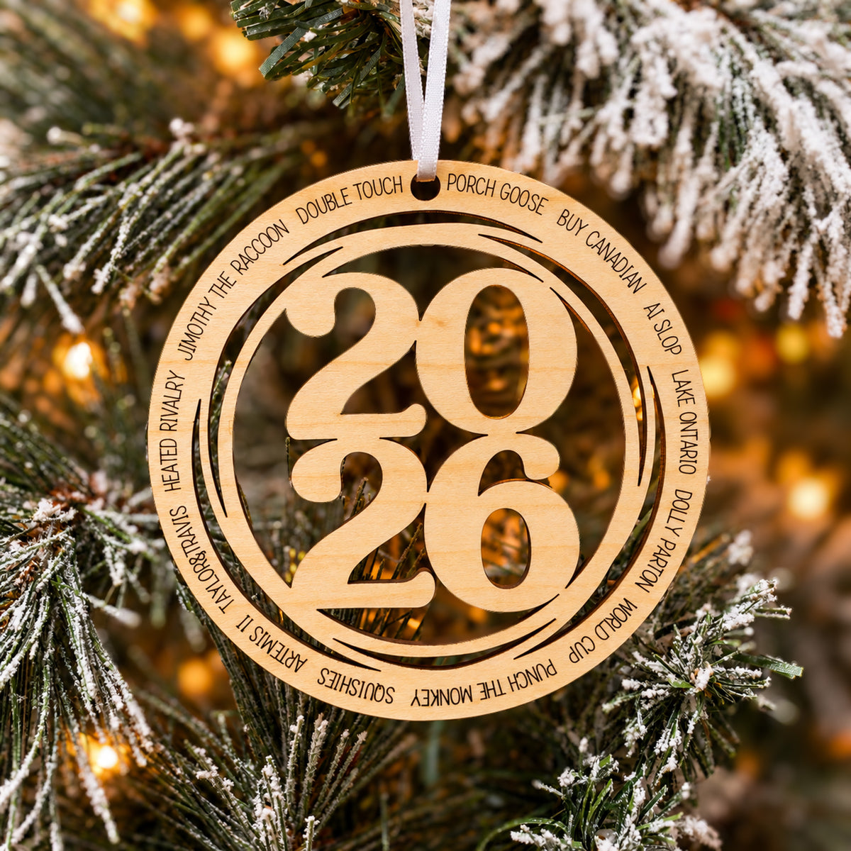 Descriptive 2026 Ornament