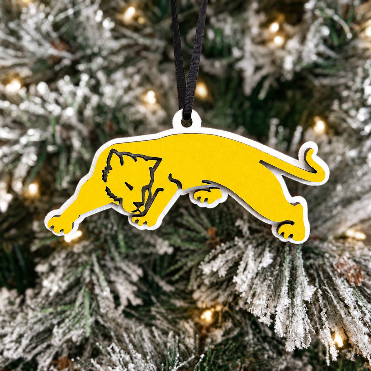 Retro Cougars Ornament