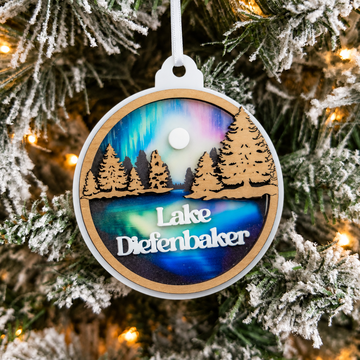 Custom Lake Ornament
