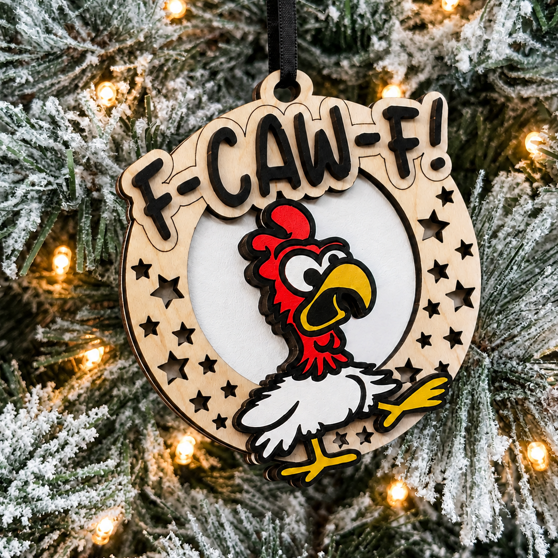 F-CAW-F Rooster Ornament