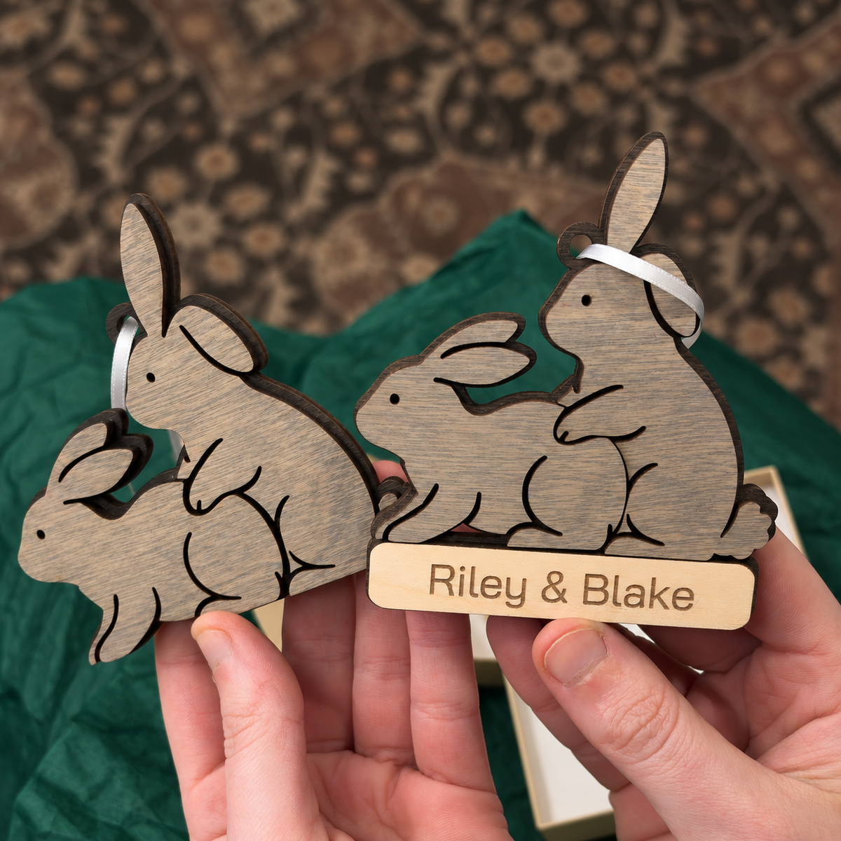Humping Bunnies Ornament