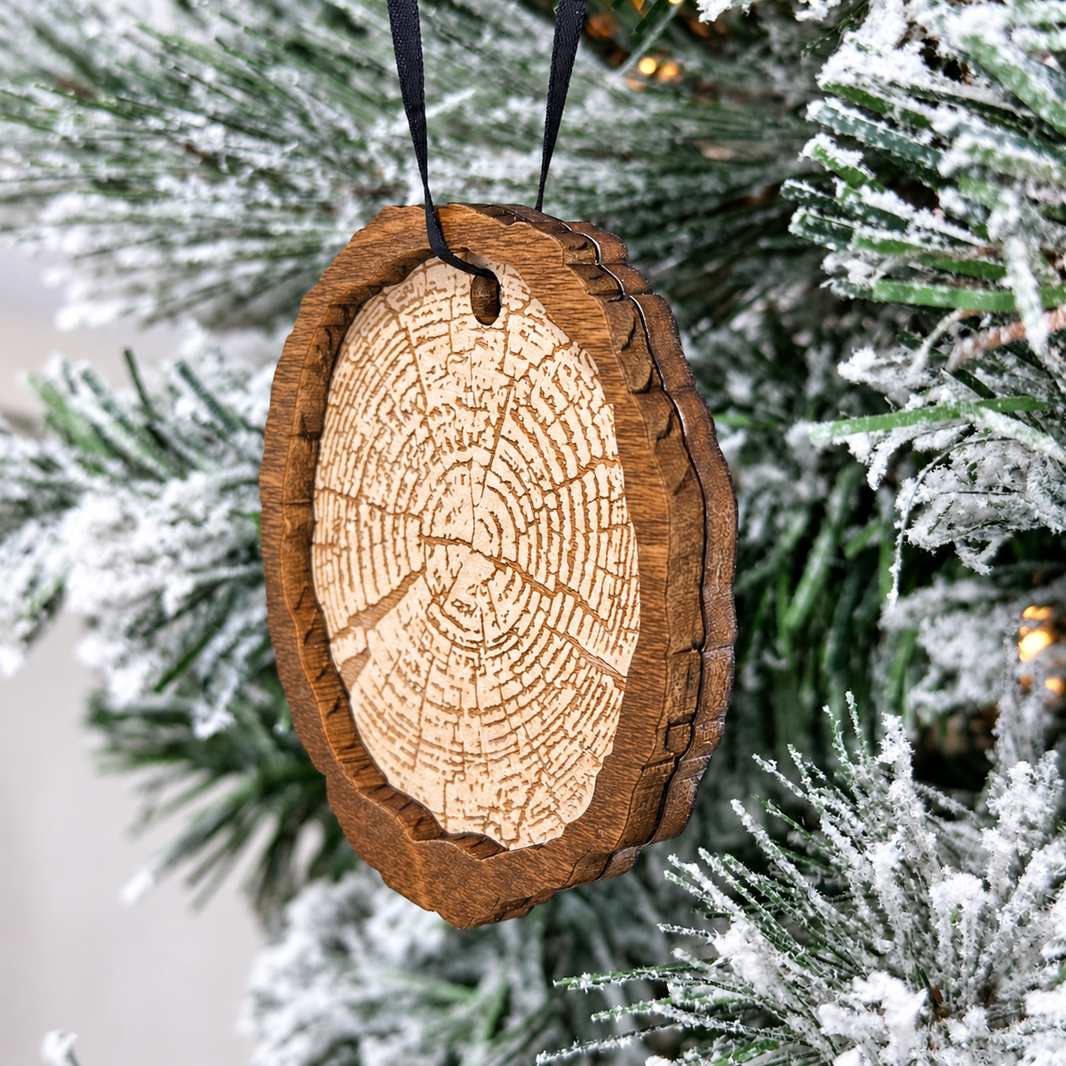 Tree Stump Ornament