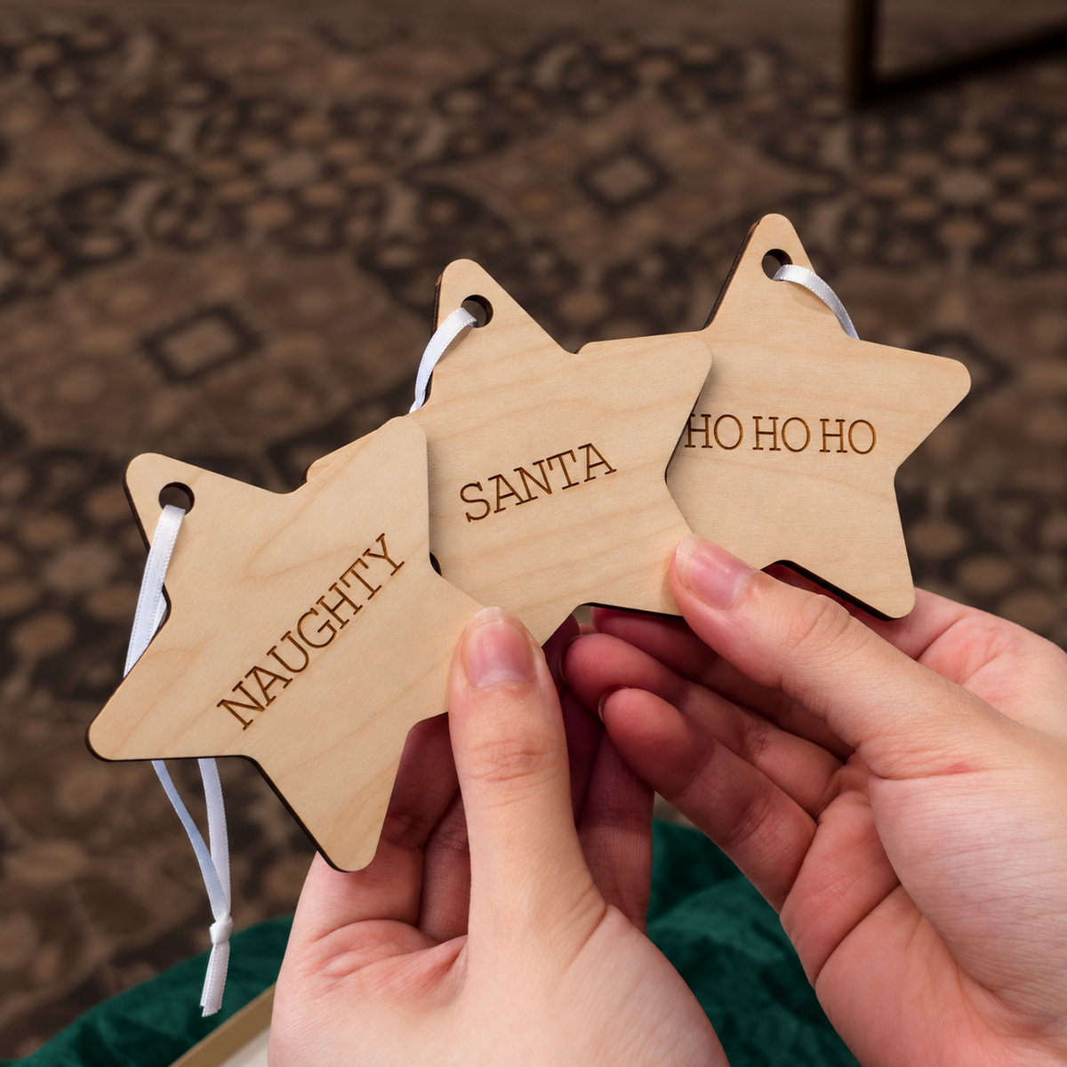 Wooden Star Ornament