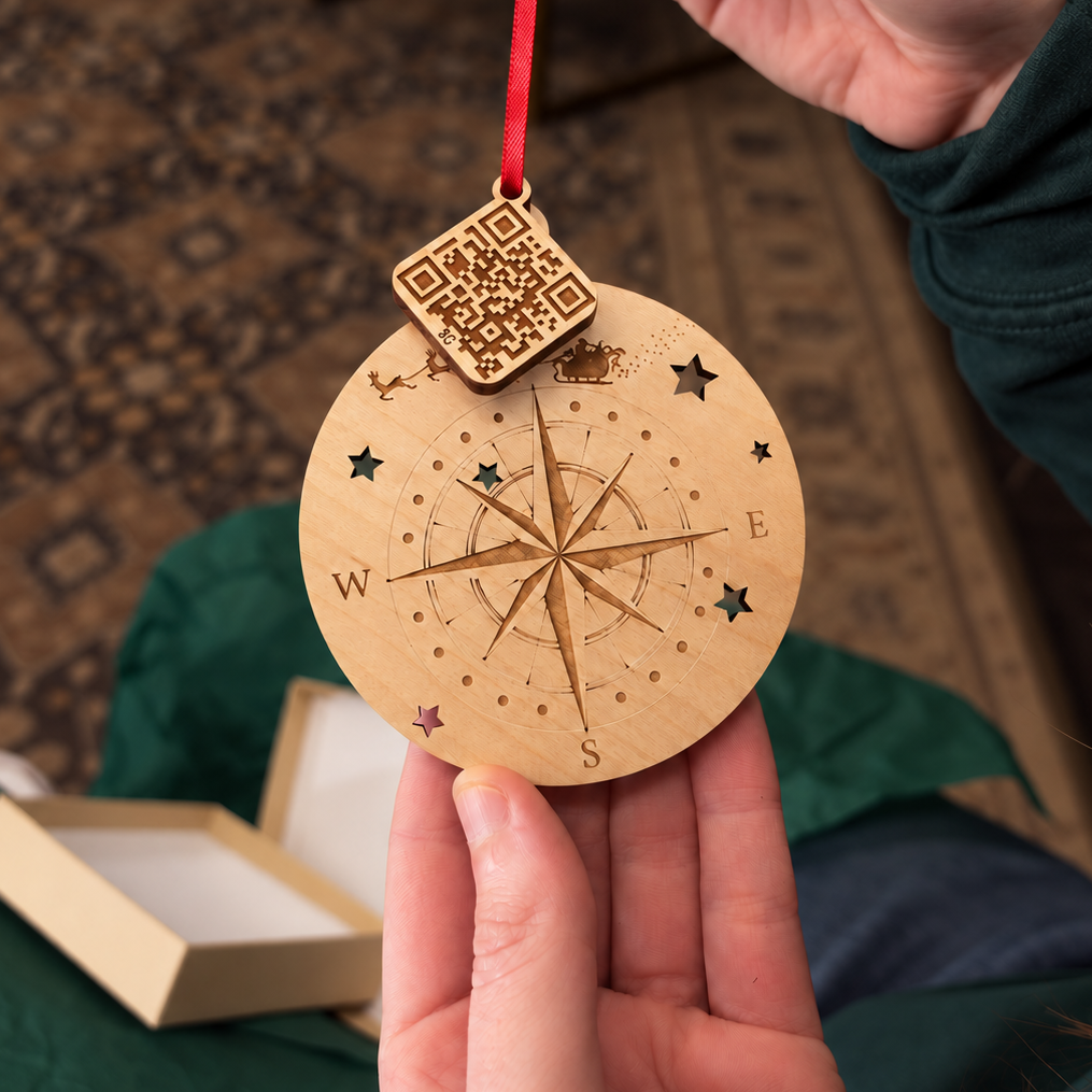Santa Tracker Compass Ornament