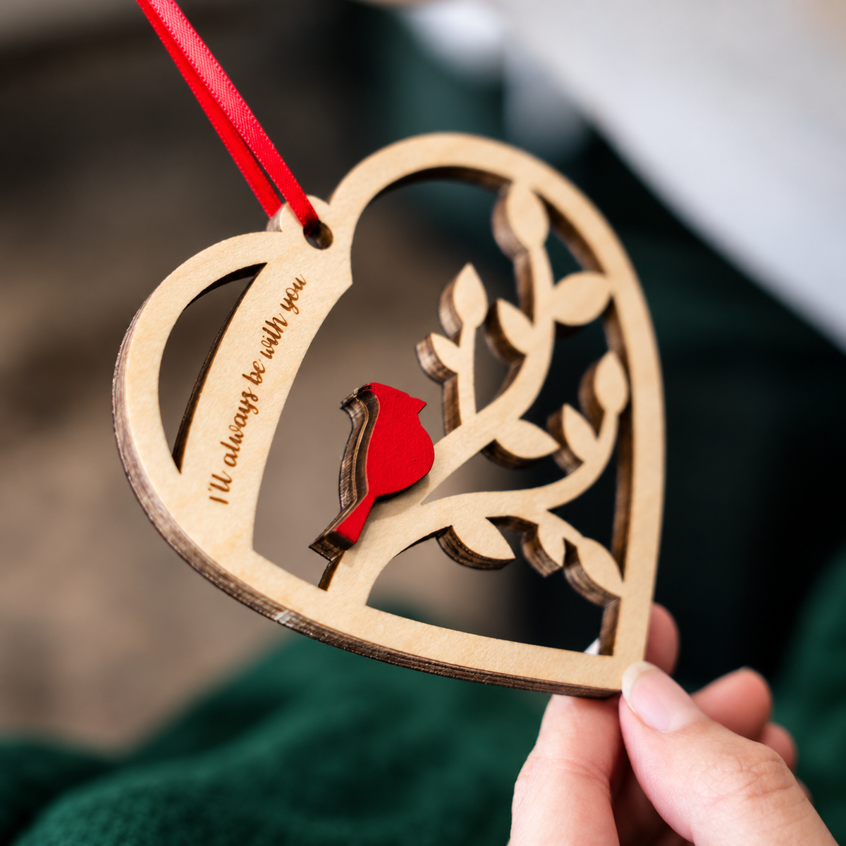 I’ll Always Be with You Cardinal Memorial Ornament