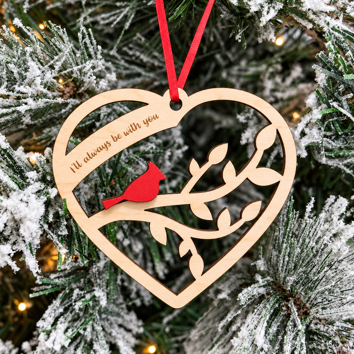 I’ll Always Be with You Cardinal Memorial Ornament