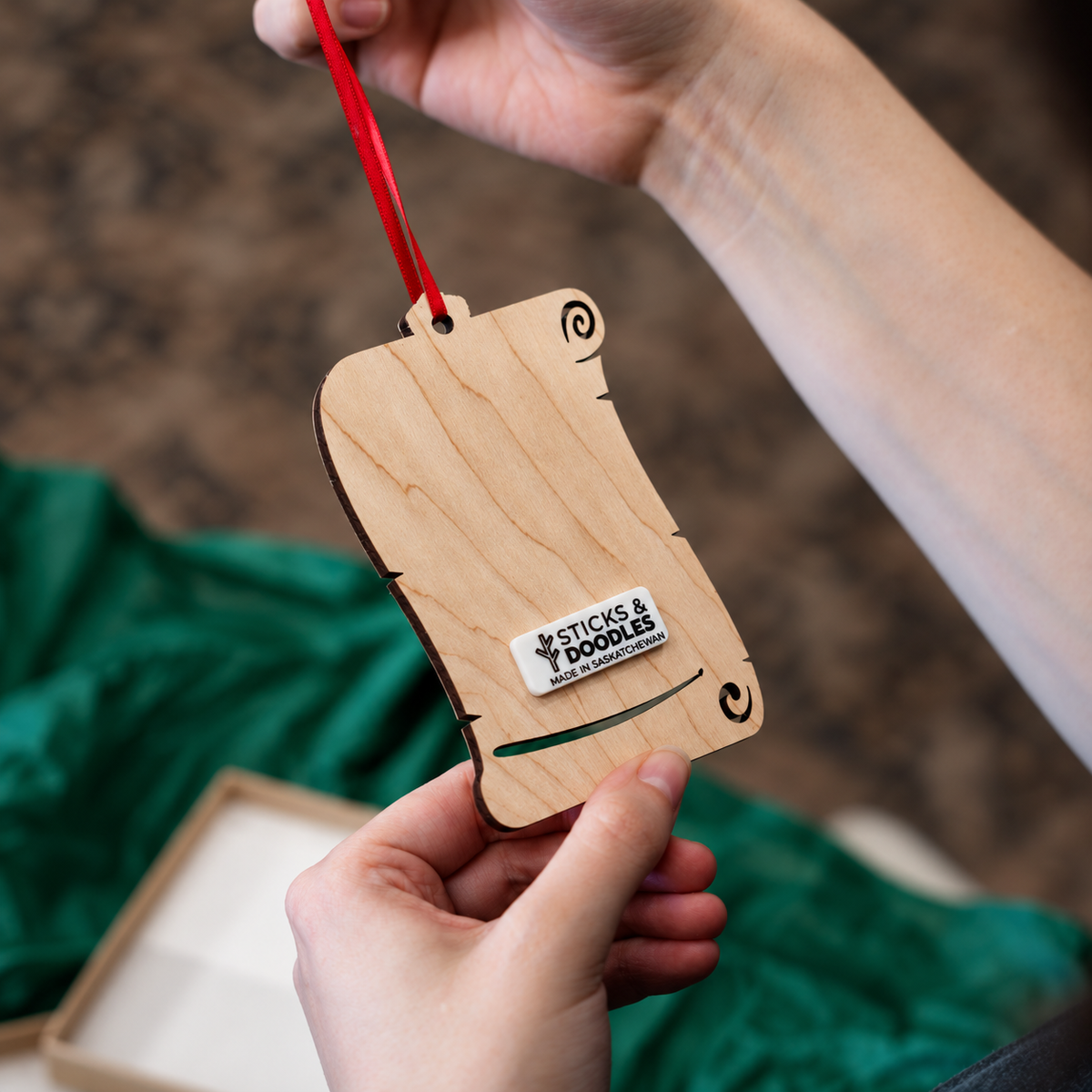 Personalized Santa’s List Family Ornament
