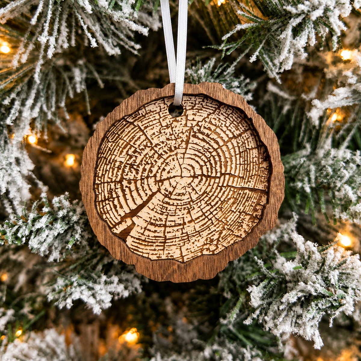 Tree Stump Ornament