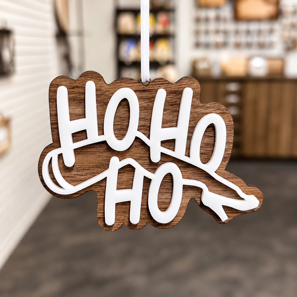 Ho Ho Ho Adult Ornament