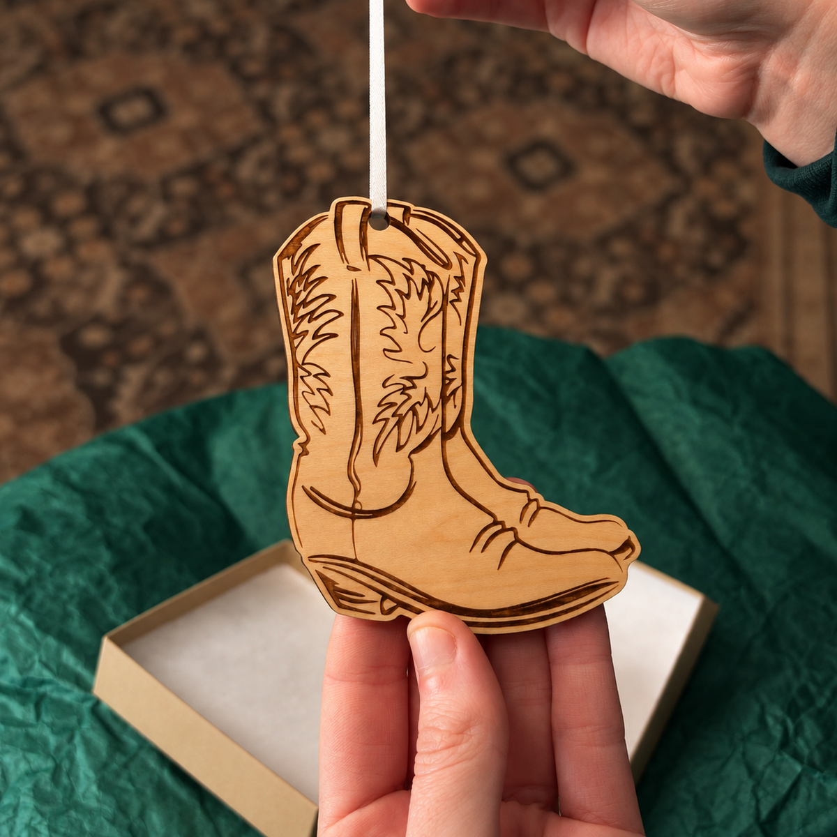 Cowboy Boots Ornament