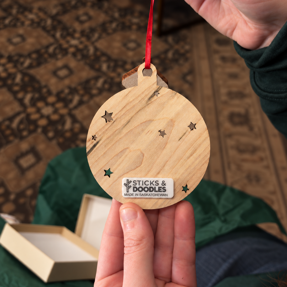 Santa Tracker Compass Ornament